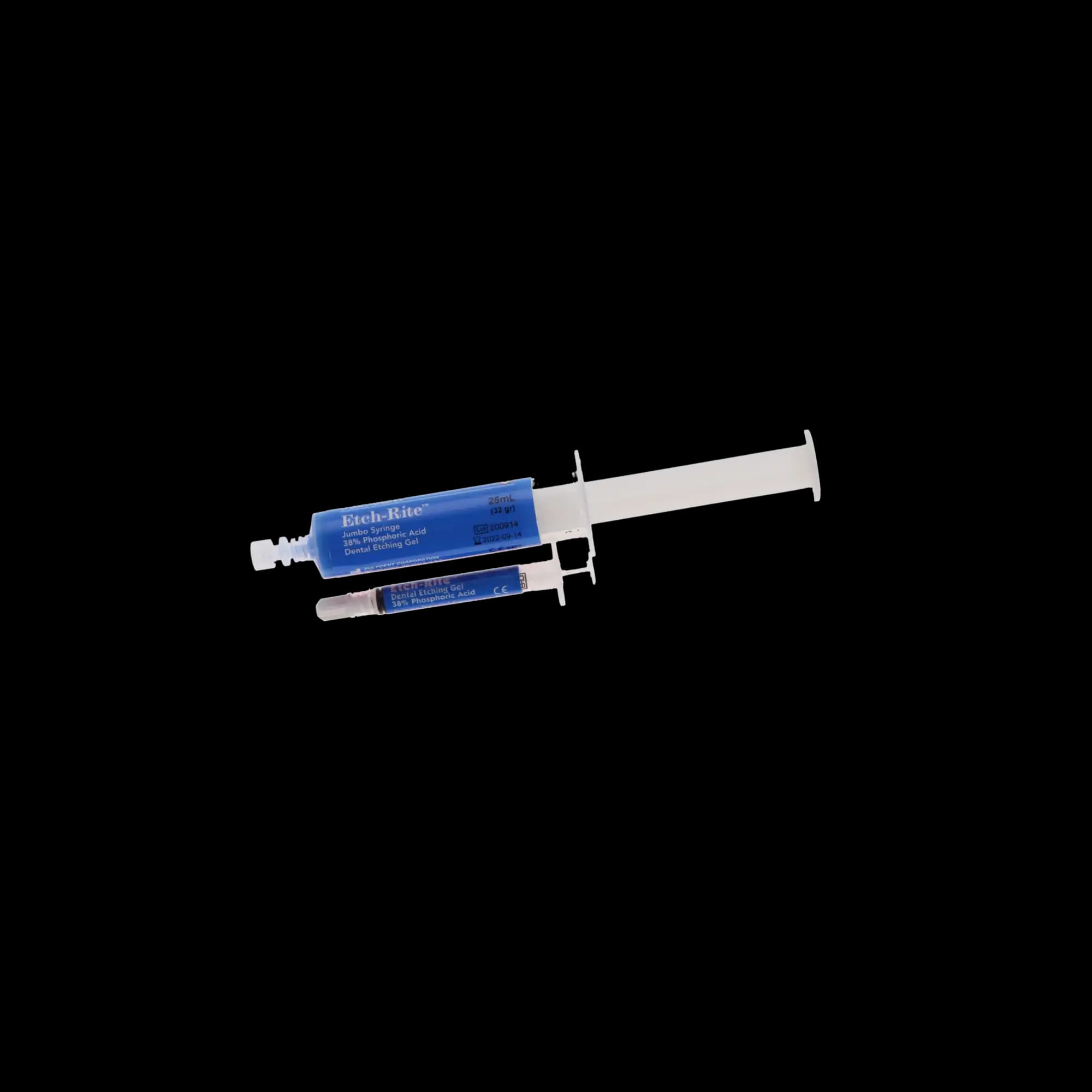 Etch-Rite 38% Phosphoric Acid Etching Gel, Jumbo Syringe Kit, Blue, 2 x 25 mL Syringes with 5 x 3 mL Empty Syringes and 50 Tips, ET-50 thumbnail 13