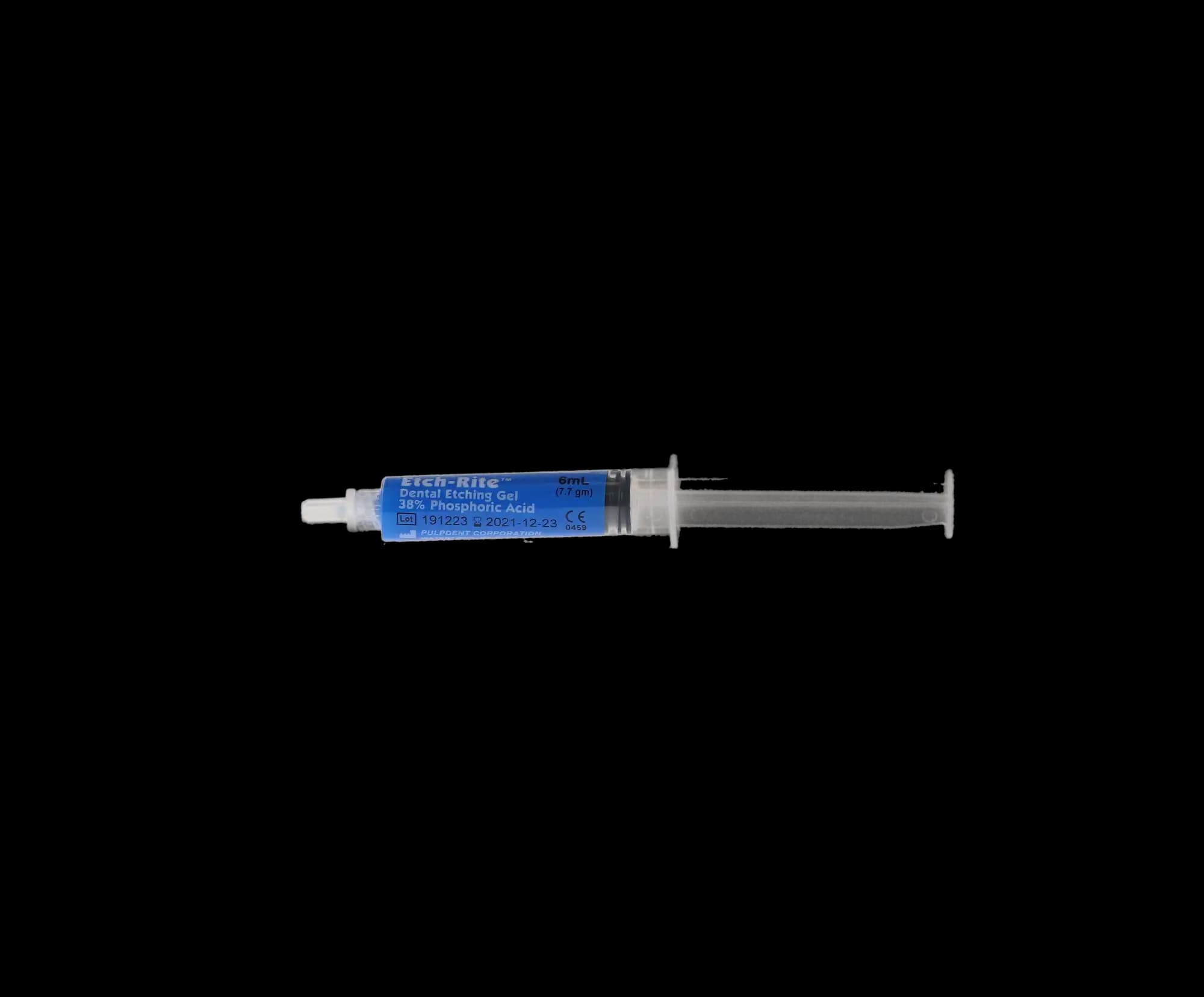 Etch-Rite Dental Etching Gel, 38% Phosphoric Acid, Thixotropic, 6 mL Syringe Refill, 1/Pk, ET-6 thumbnail 6