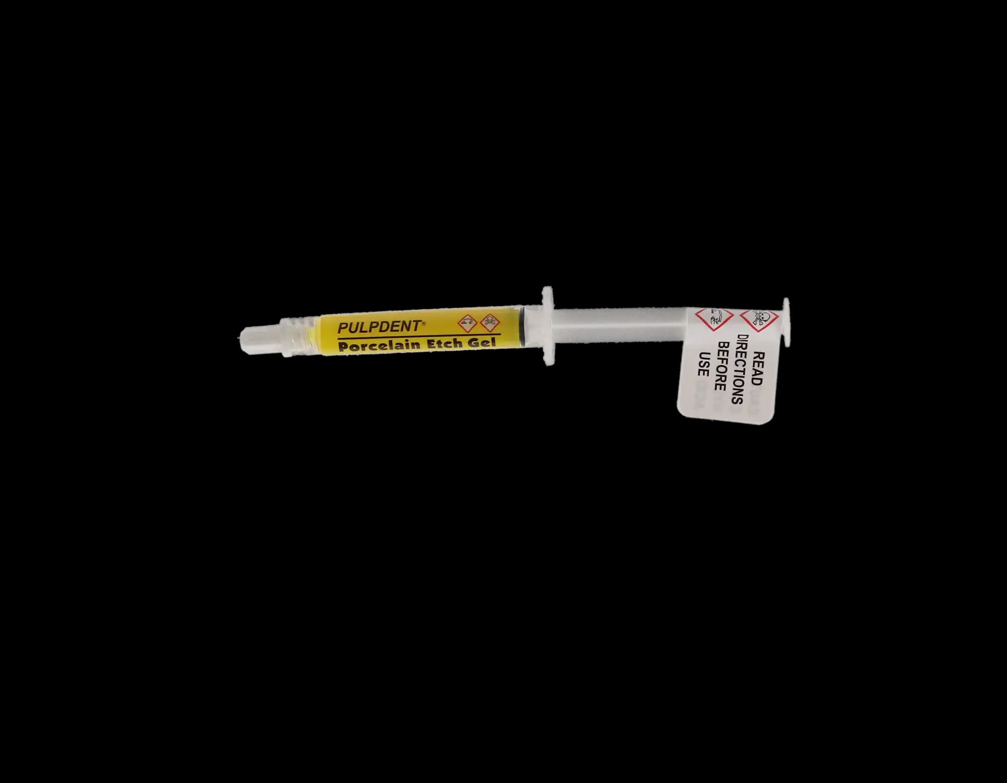 Porcelain Etch Gel, 9.6% Hydrofluoric Acid, Syringe Refill, 3 mL, Yellow, 1/Pk, PEG-3 thumbnail 5