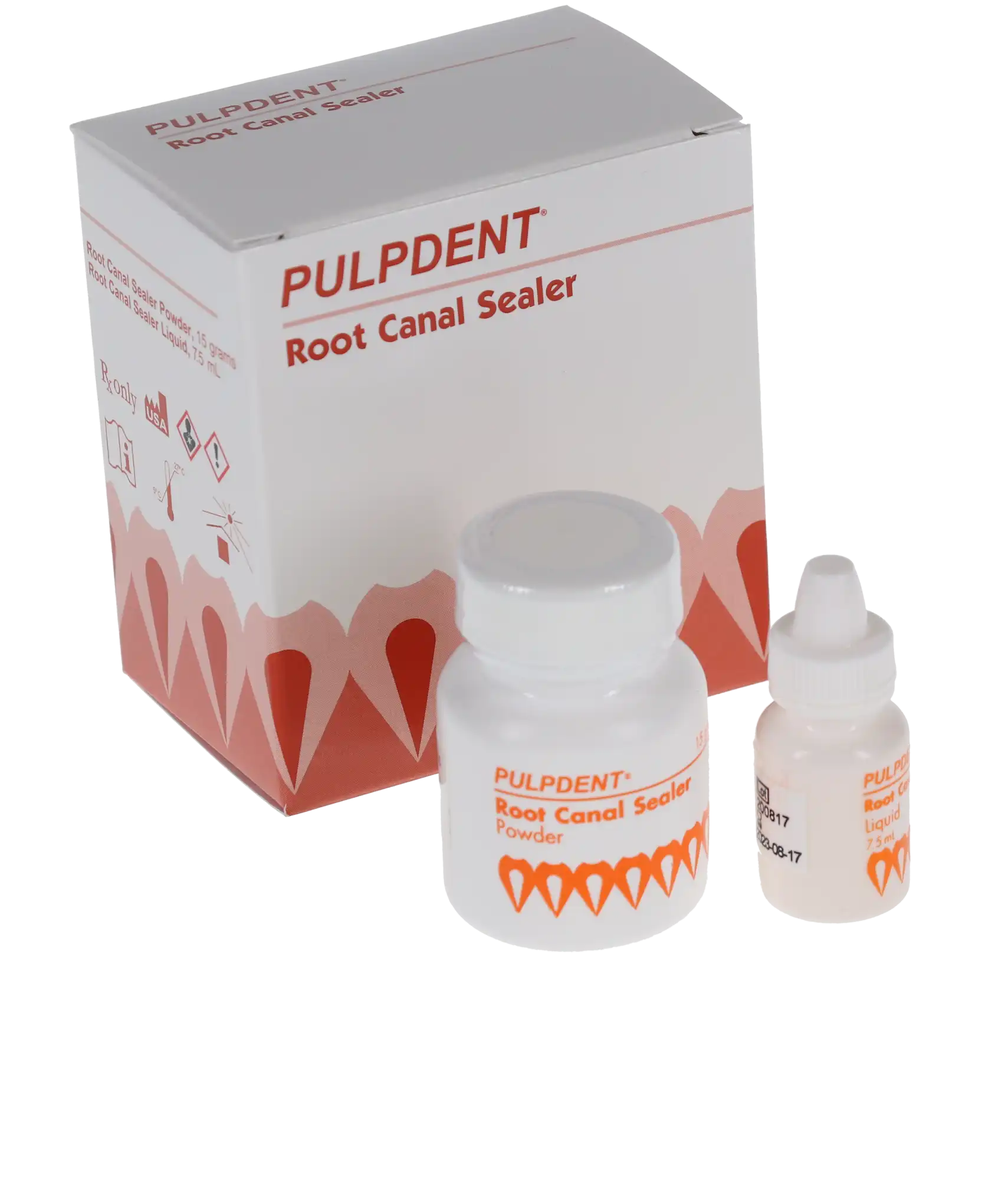 Pulpdent Root Canal Sealer Complete Kit, 15 g Powder, 7.5 mL Liquid, Mixing Pad & Scoop, RK thumbnail 11