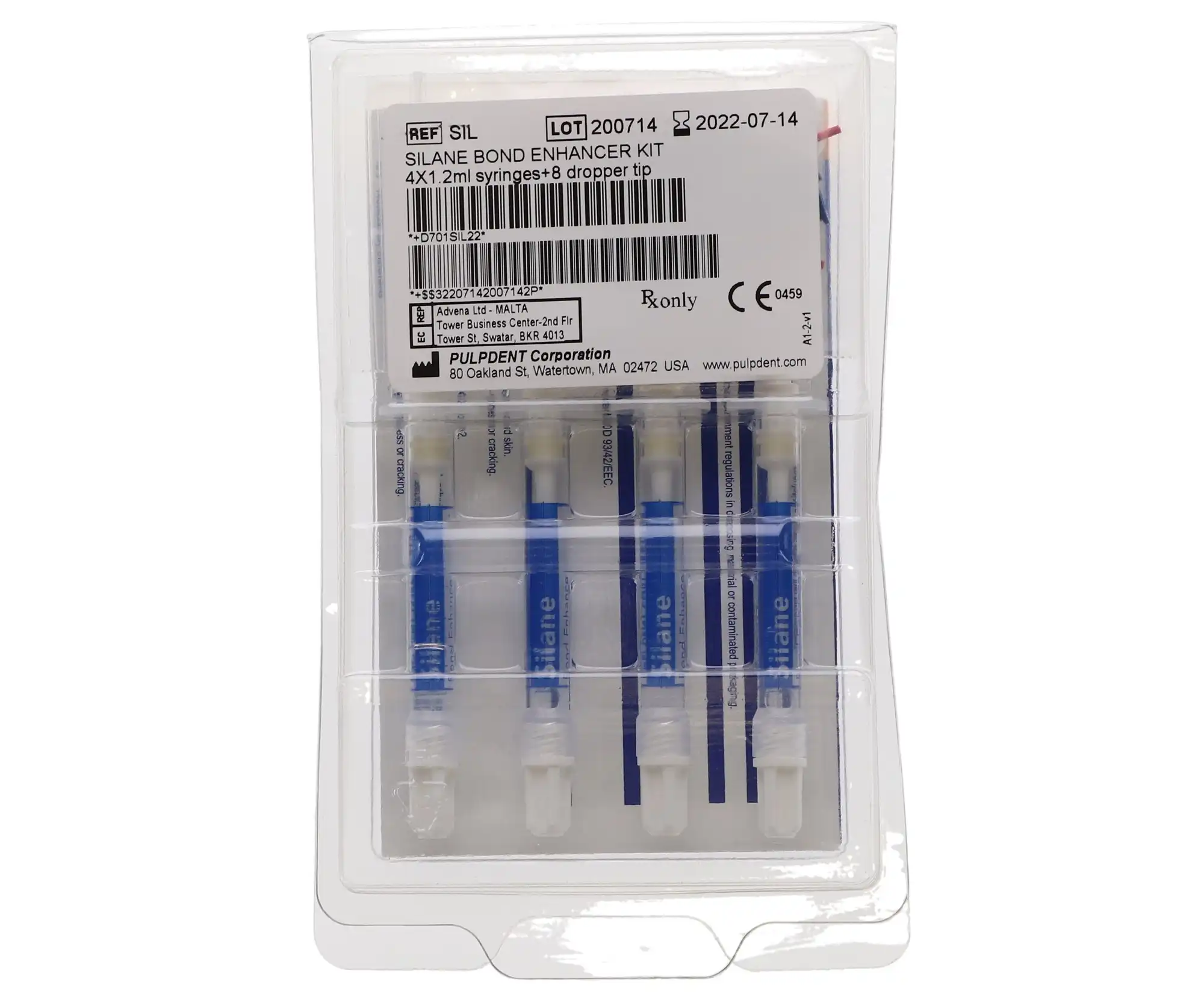 Pulpdent Silane Bond Enhancer Kit, 4 x 1.2 mL Syringes with 8 Applicator Tips, SIL thumbnail 13