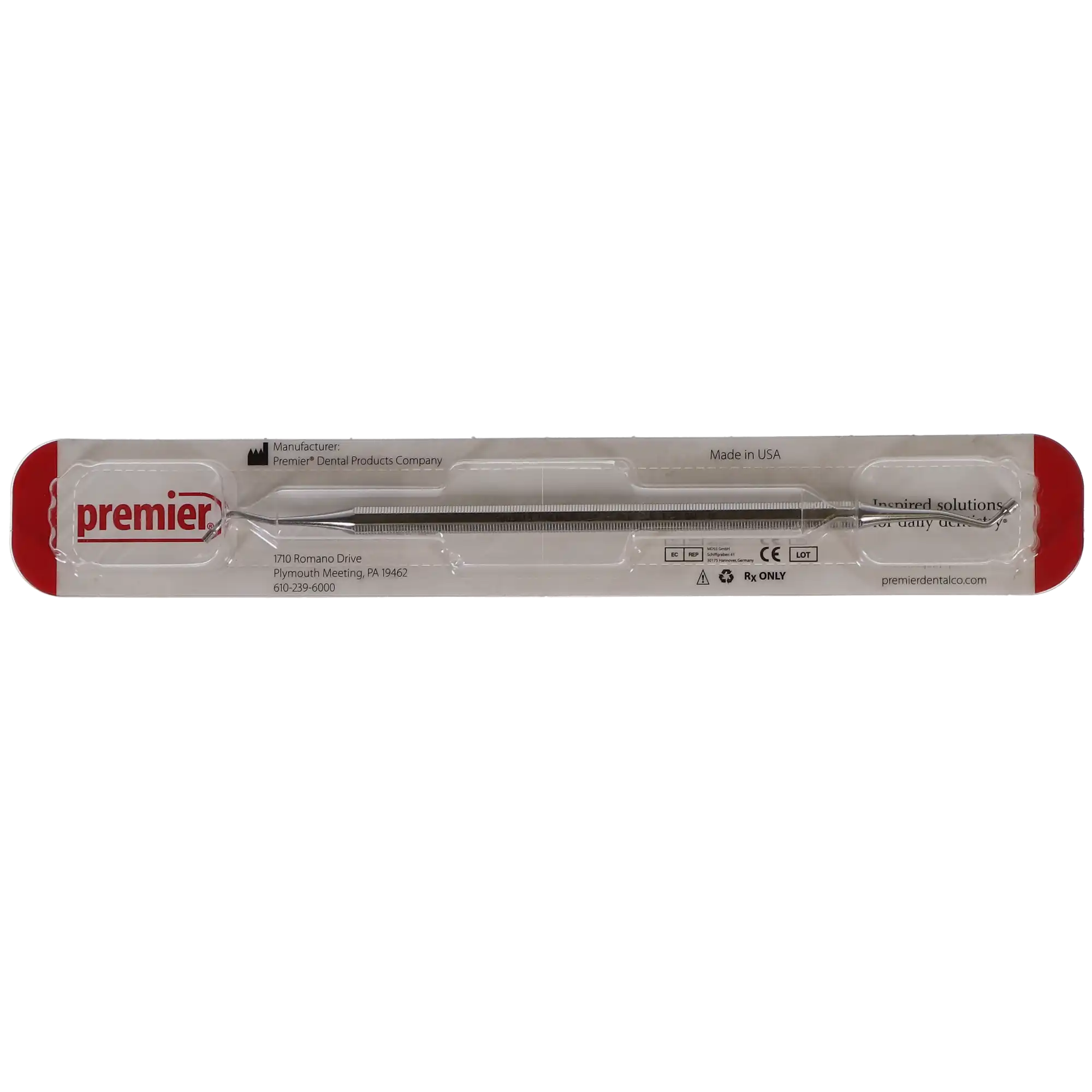 Premier Black #1/2 Smooth Double-End Plugger/Condenser, Octagonal Handle, 1/Pk, 1003816 thumbnail 5