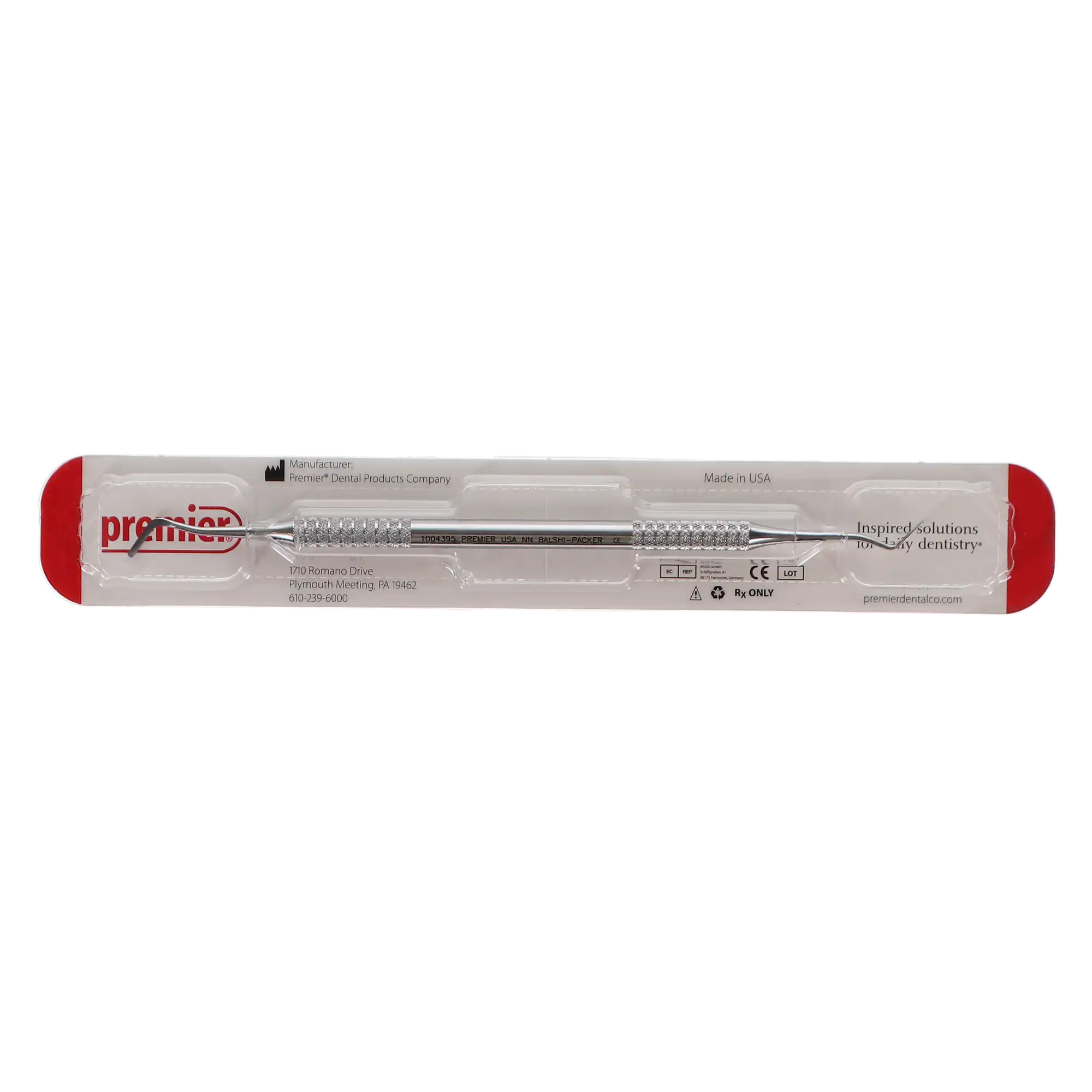 Premier Balshi Cord Packer, Double-Ended, Smooth, Round Handle, 1004395, Each thumbnail 4
