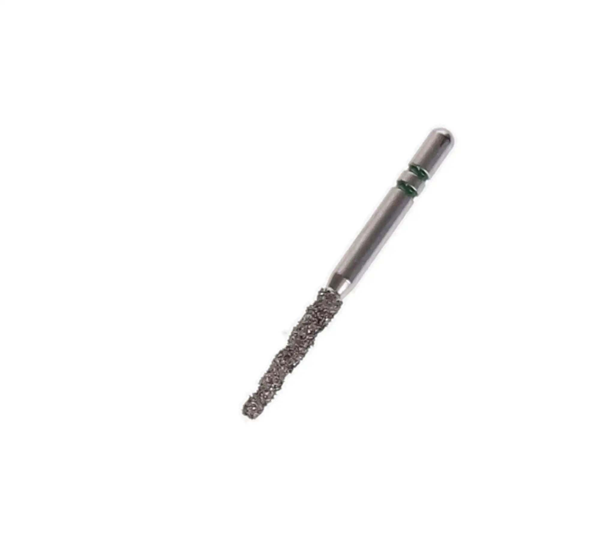 Two Striper TS2000 Diamond Bur, FG, Round-End Taper, #2004.9, Coarse, Green, 1.6 mm Major/1.1 mm Minor, 9 mm Length, 5/Pk, 2000049 thumbnail 4