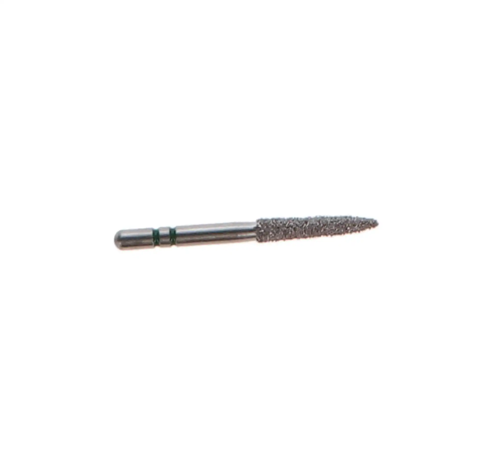 Two Striper Diamond Burs, FG, Flame, 270.9C, 1.9 mm Major Diameter, Coarse, Green, 5/Pk, 2015139 thumbnail 3