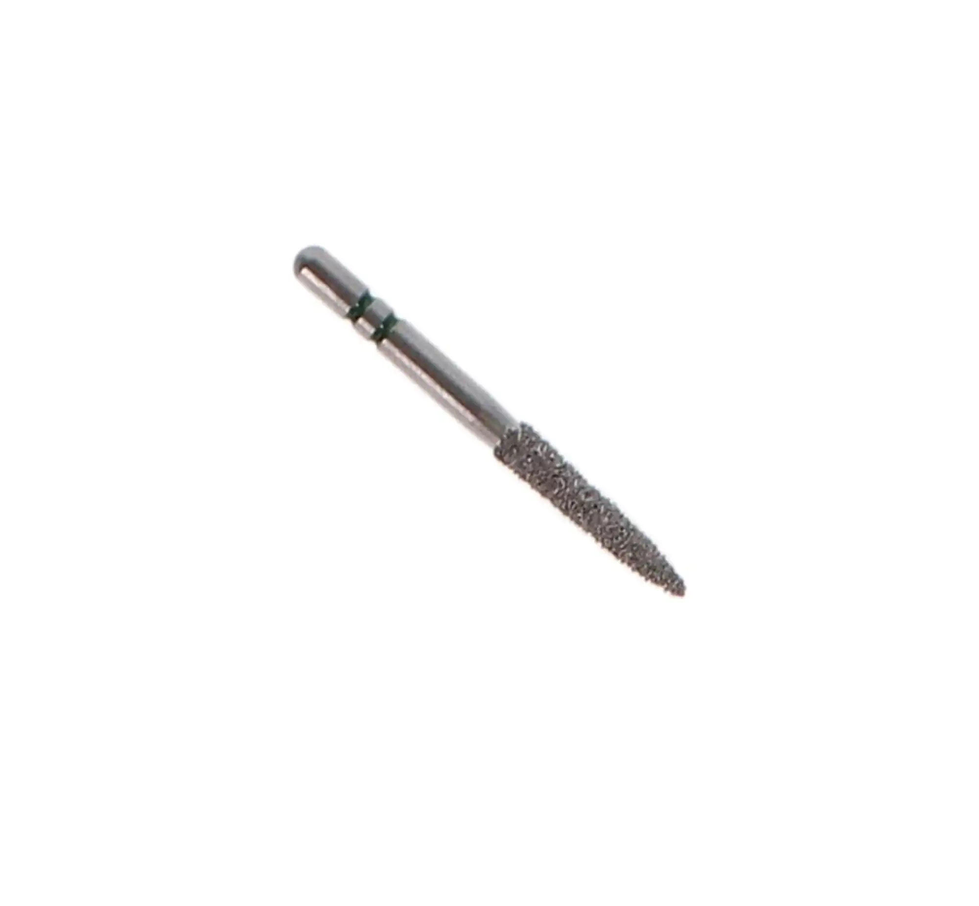 Two Striper Diamond Burs, FG, Flame, 270.9C, 1.9 mm Major Diameter, Coarse, Green, 5/Pk, 2015139 thumbnail 4