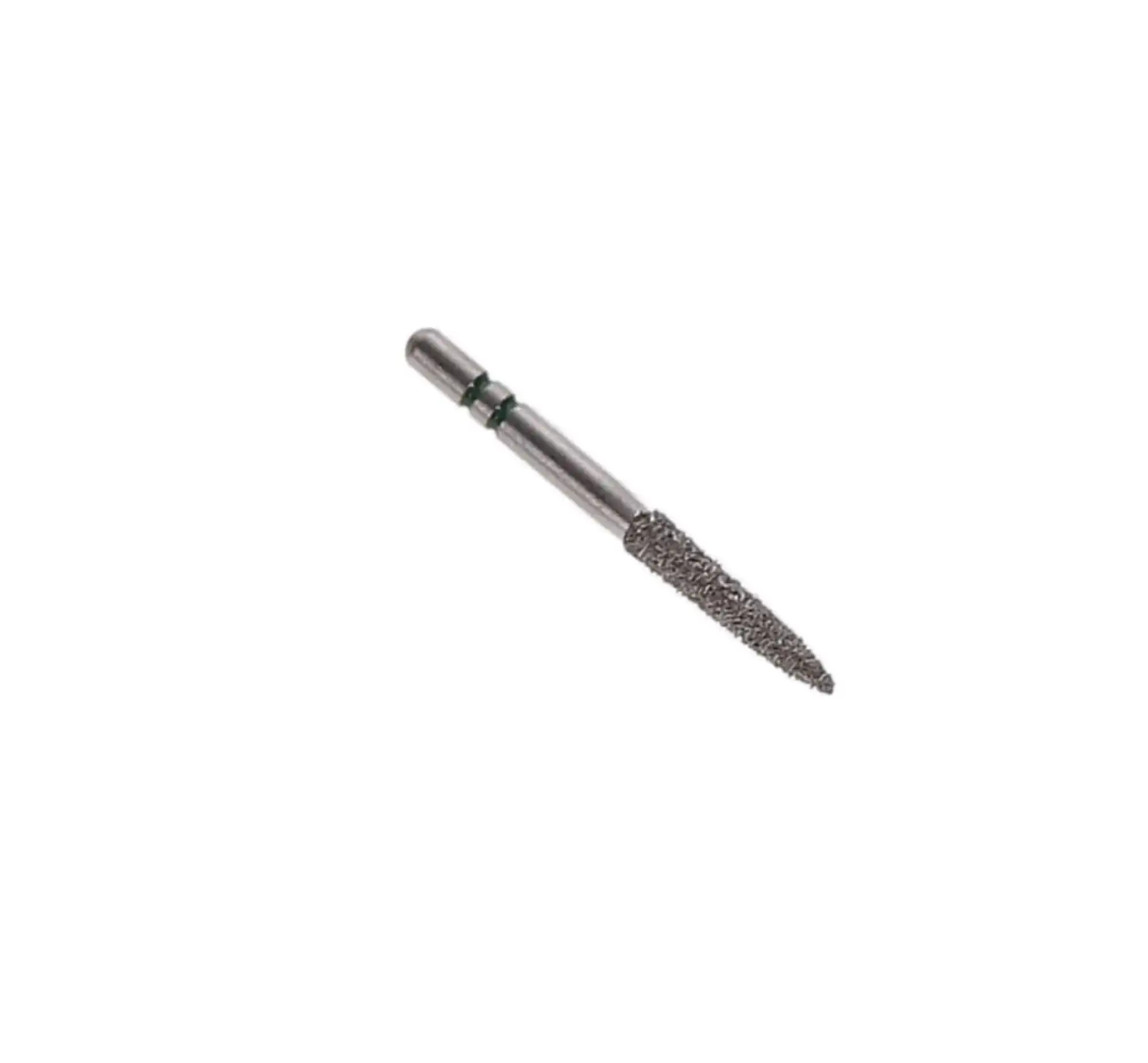 Two Striper Diamond Burs, FG, Flame, 270.9C, 1.9 mm Major Diameter, Coarse, Green, 5/Pk, 2015139 thumbnail 5