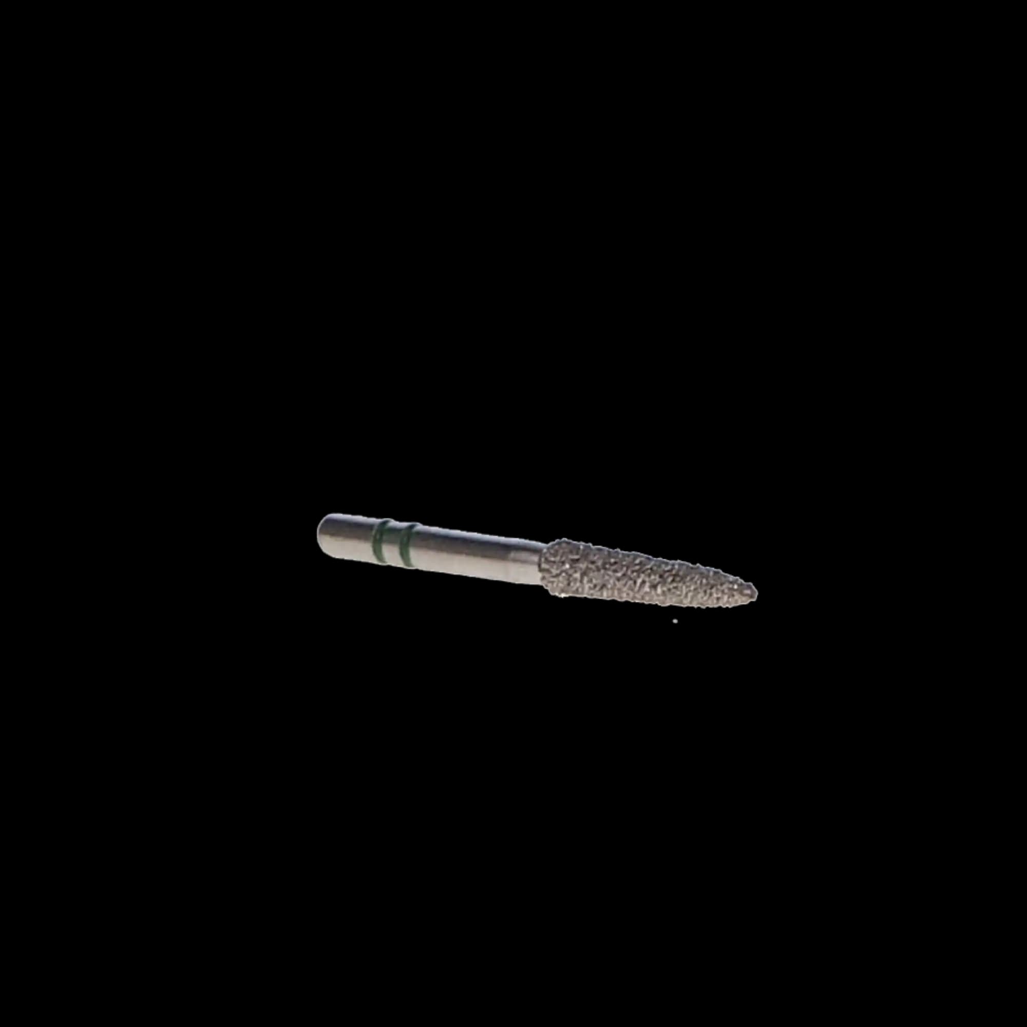 Two Striper Diamond Burs, FG, Flame, 270.9C, 1.9 mm Major Diameter, Coarse, Green, 5/Pk, 2015139 thumbnail 7