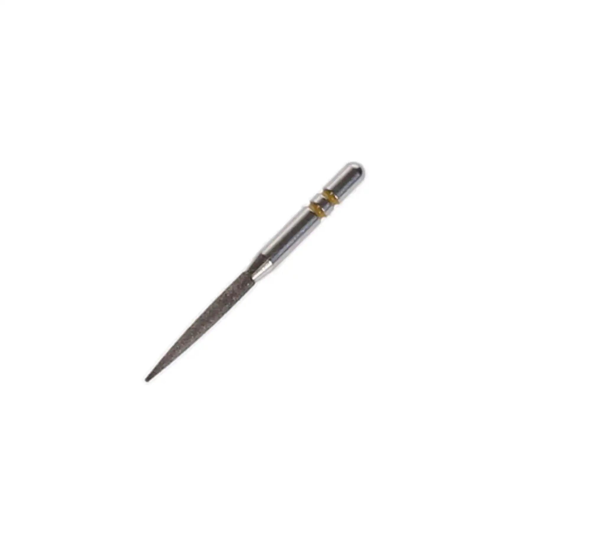Two Striper Diamond Burs, FG, Flame, 260.10, 1.4 mm, Very Fine, Yellow, 5/Pk, 2015185 thumbnail 2
