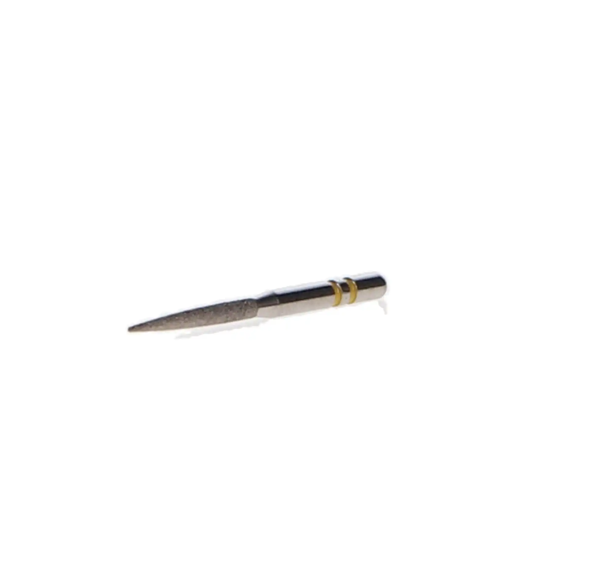 Two Striper Diamond Burs, FG, Flame, 260.10, 1.4 mm, Very Fine, Yellow, 5/Pk, 2015185 thumbnail 4