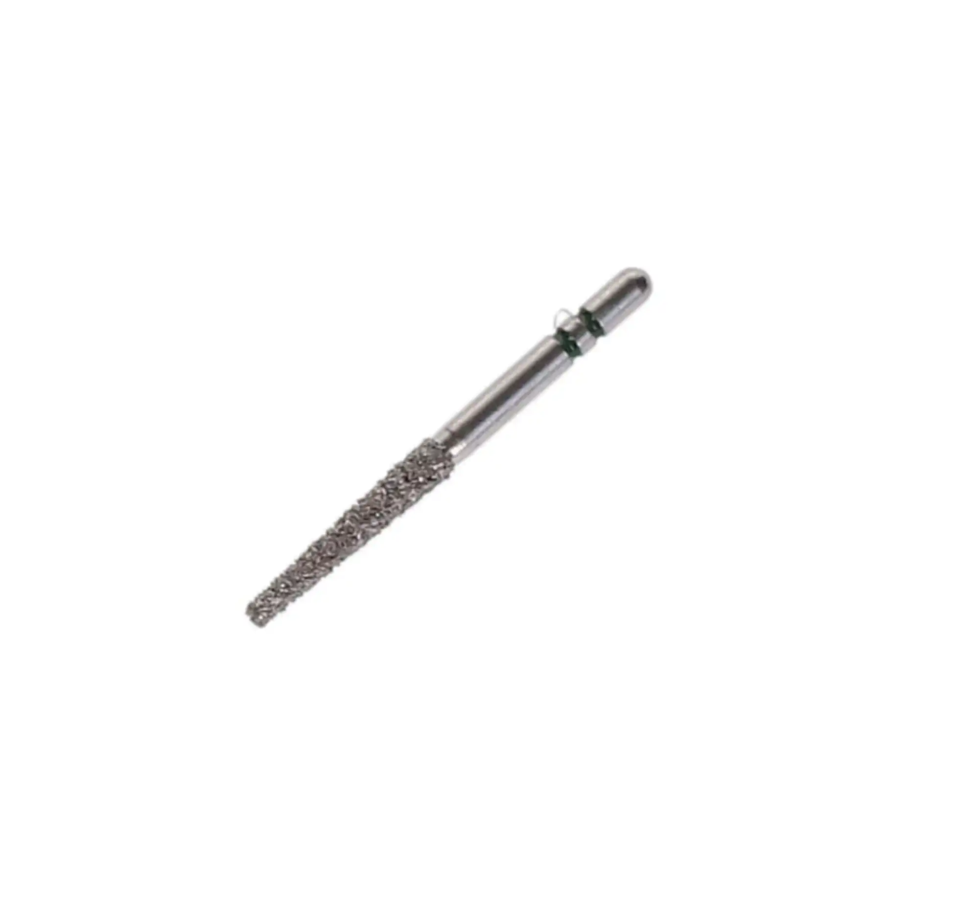 Two Striper Diamond Bur, FG, Flat-End Taper, #703.10C, 1.8 mm Major/1.1 mm Minor Diameter, 10 mm Length, Coarse, Green, 5/Pk, 2015347 thumbnail 2