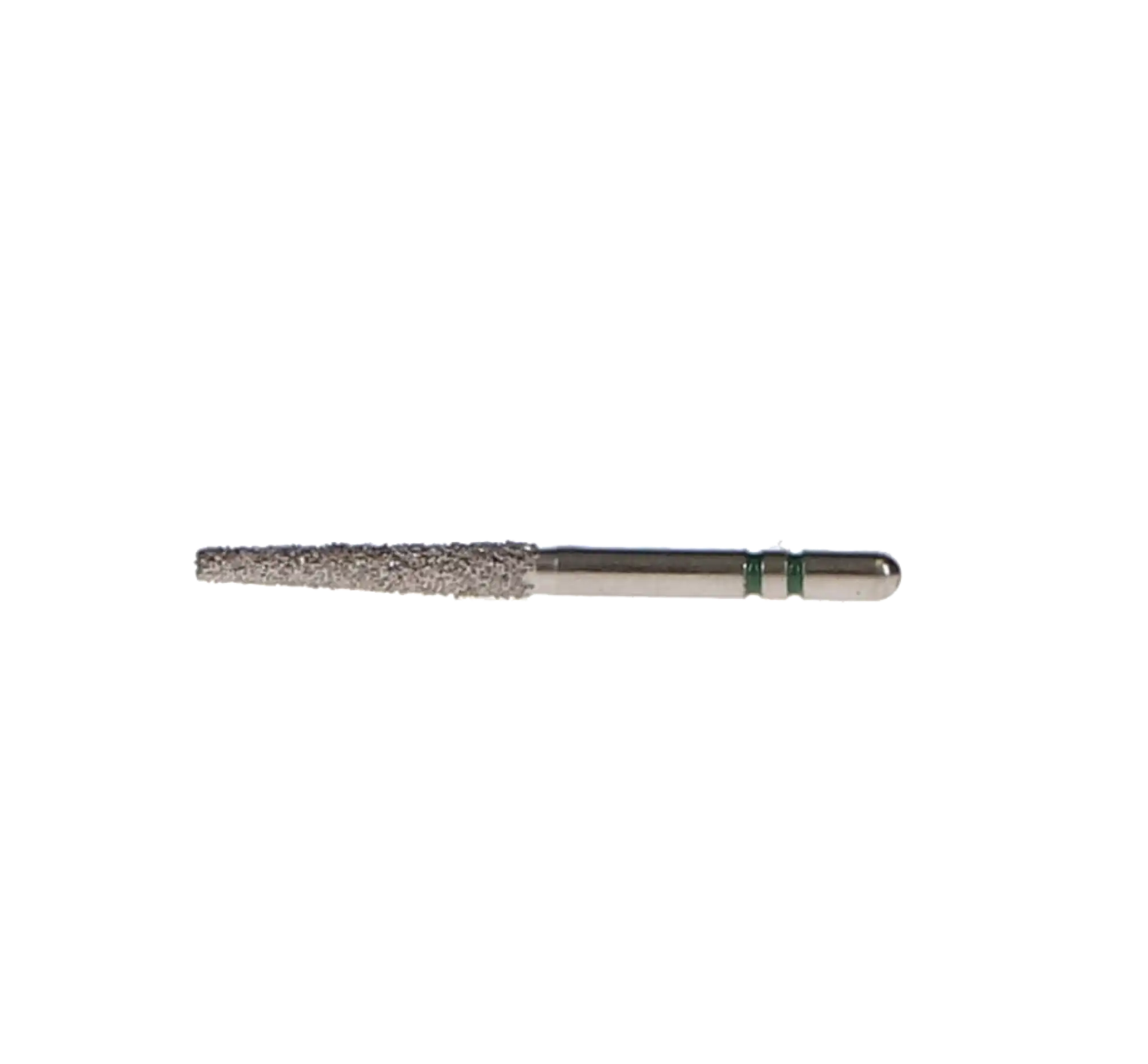 Two Striper Diamond Bur, FG, Flat-End Taper, #703.10C, 1.8 mm Major/1.1 mm Minor Diameter, 10 mm Length, Coarse, Green, 5/Pk, 2015347 thumbnail 6