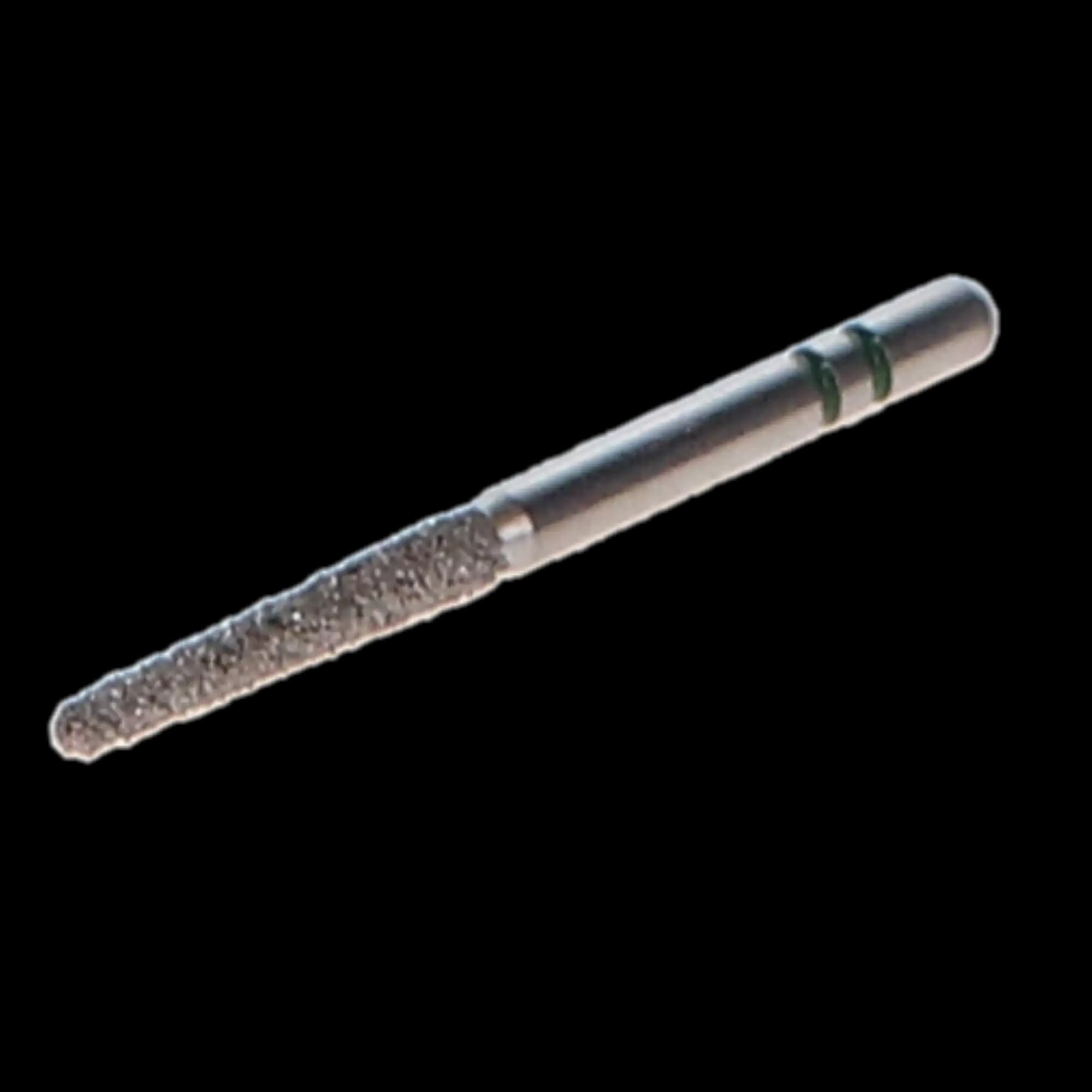 Two Striper Diamond Bur, FG, Round-End Taper, 782.10C, Coarse, Green, 1.6 mm Major/1.1 mm Minor Diameter, 10 mm Length, 5/Pk, 2015425 thumbnail 3