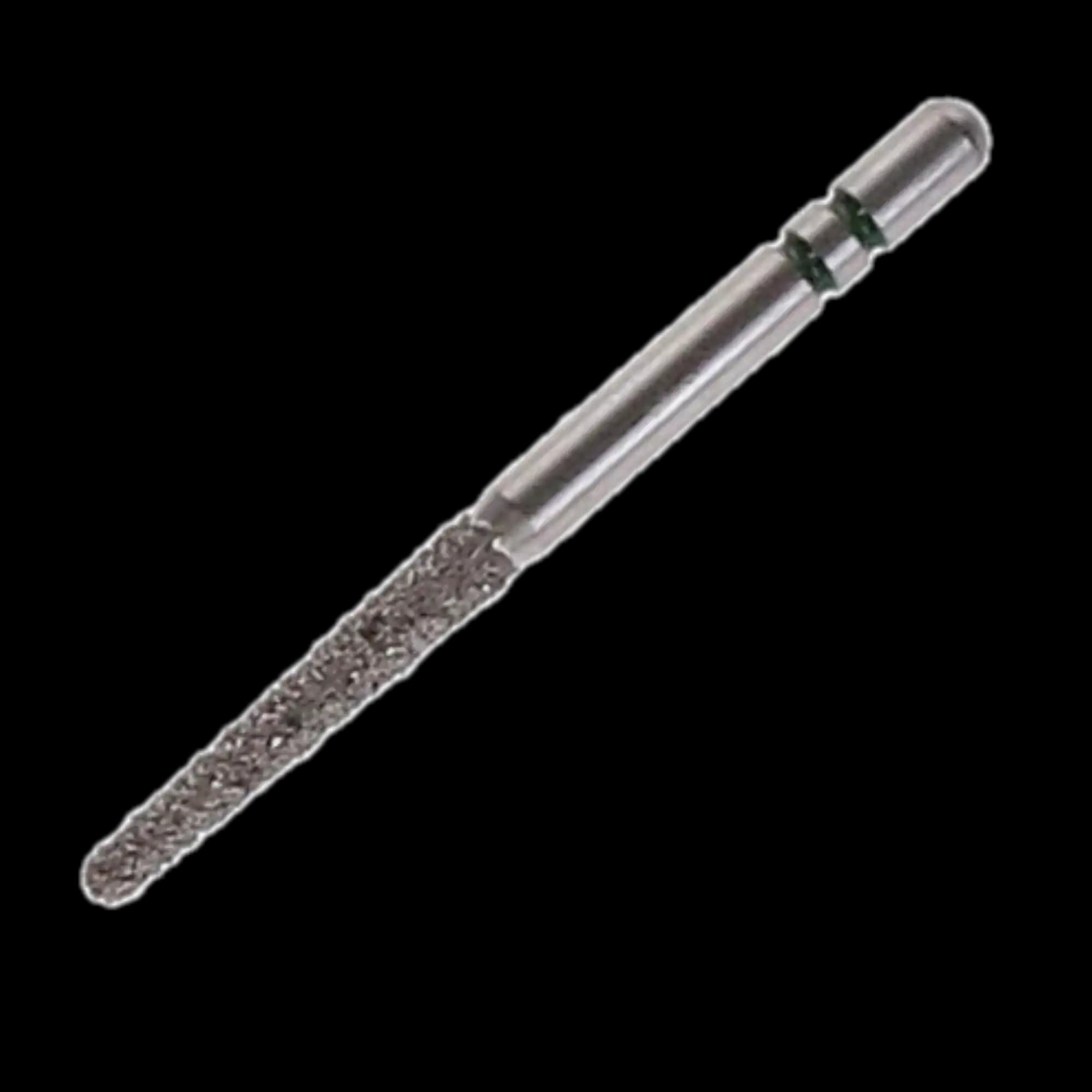 Two Striper Diamond Bur, FG, Round-End Taper, 782.10C, Coarse, Green, 1.6 mm Major/1.1 mm Minor Diameter, 10 mm Length, 5/Pk, 2015425 thumbnail 4