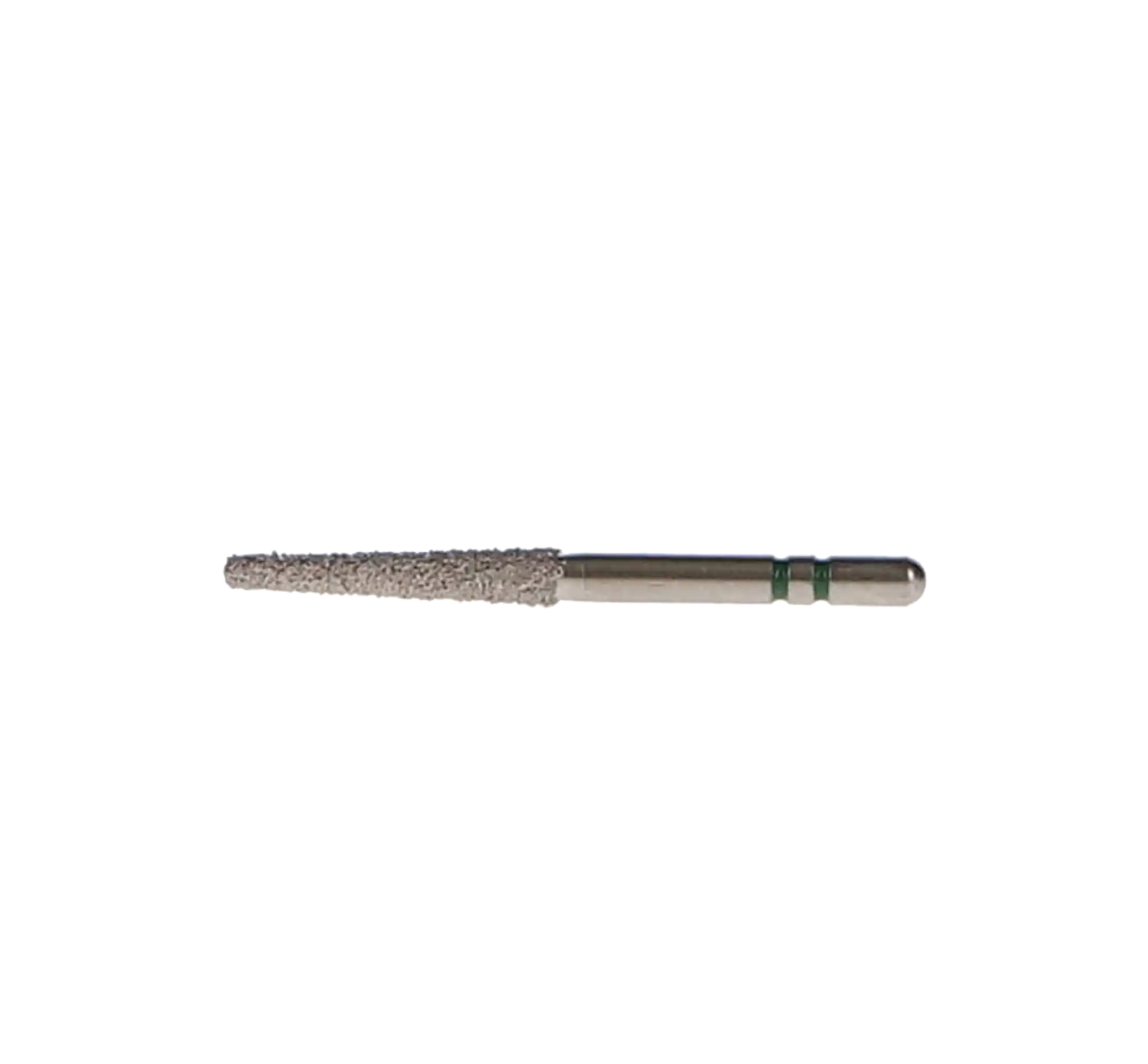 Two Striper Diamond Bur, FG, Round-End Taper, #770.10C, 1.8 mm Major/1.1 mm Minor Diameter, 10 mm Head Length, Coarse, Green, 5/Pk, 2015459 thumbnail 6