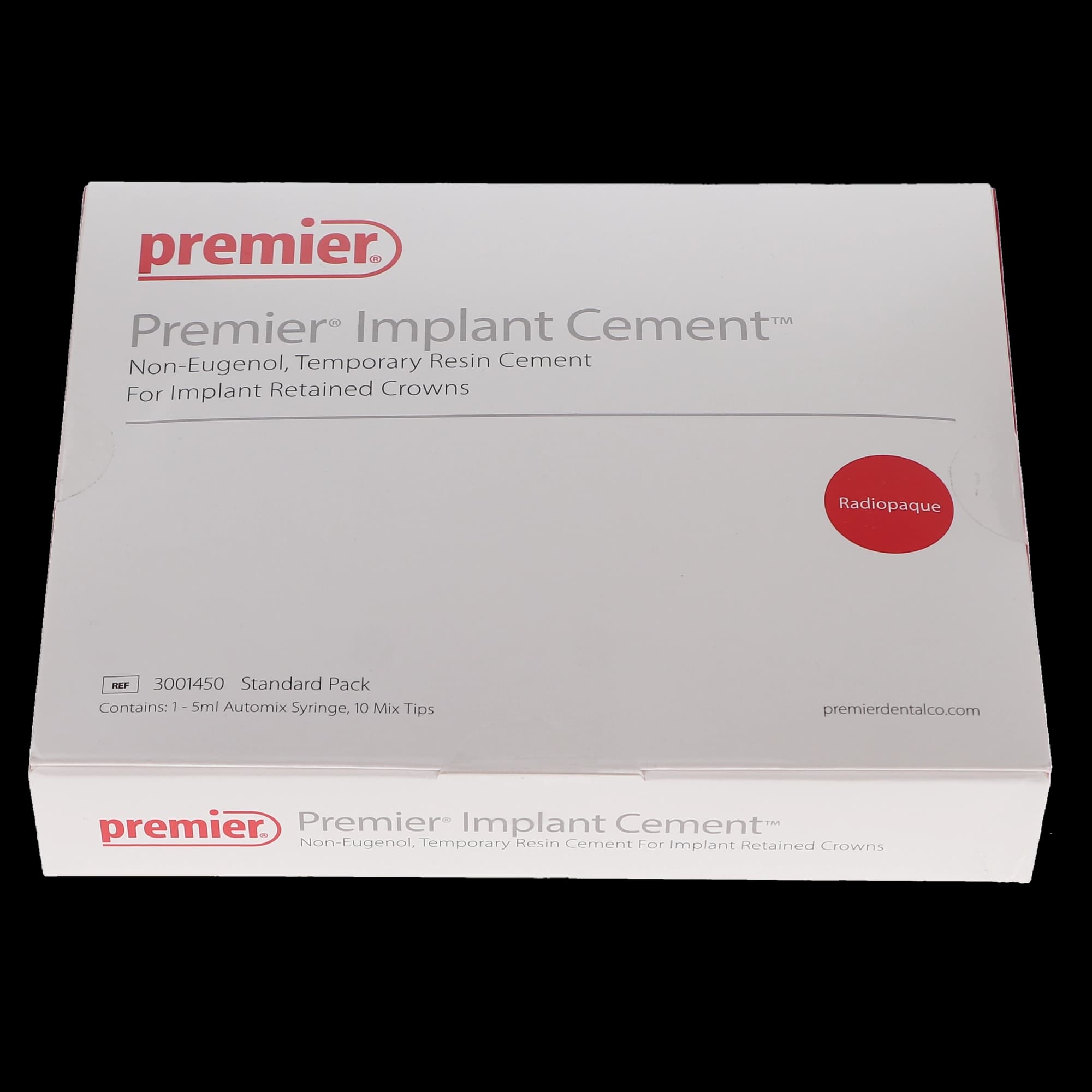Premier Implant Cement Standard Pack, 5 ml Automix Syringe Kit, 3001450 thumbnail 11