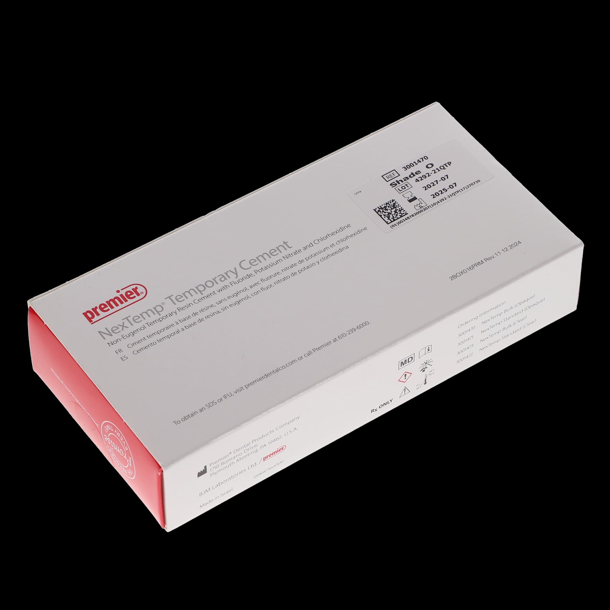NexTemp Temporary Cement, Bulk Pack, Opaque, 5 ml Automix Syringes, 4/Pk, 3001470 thumbnail 12
