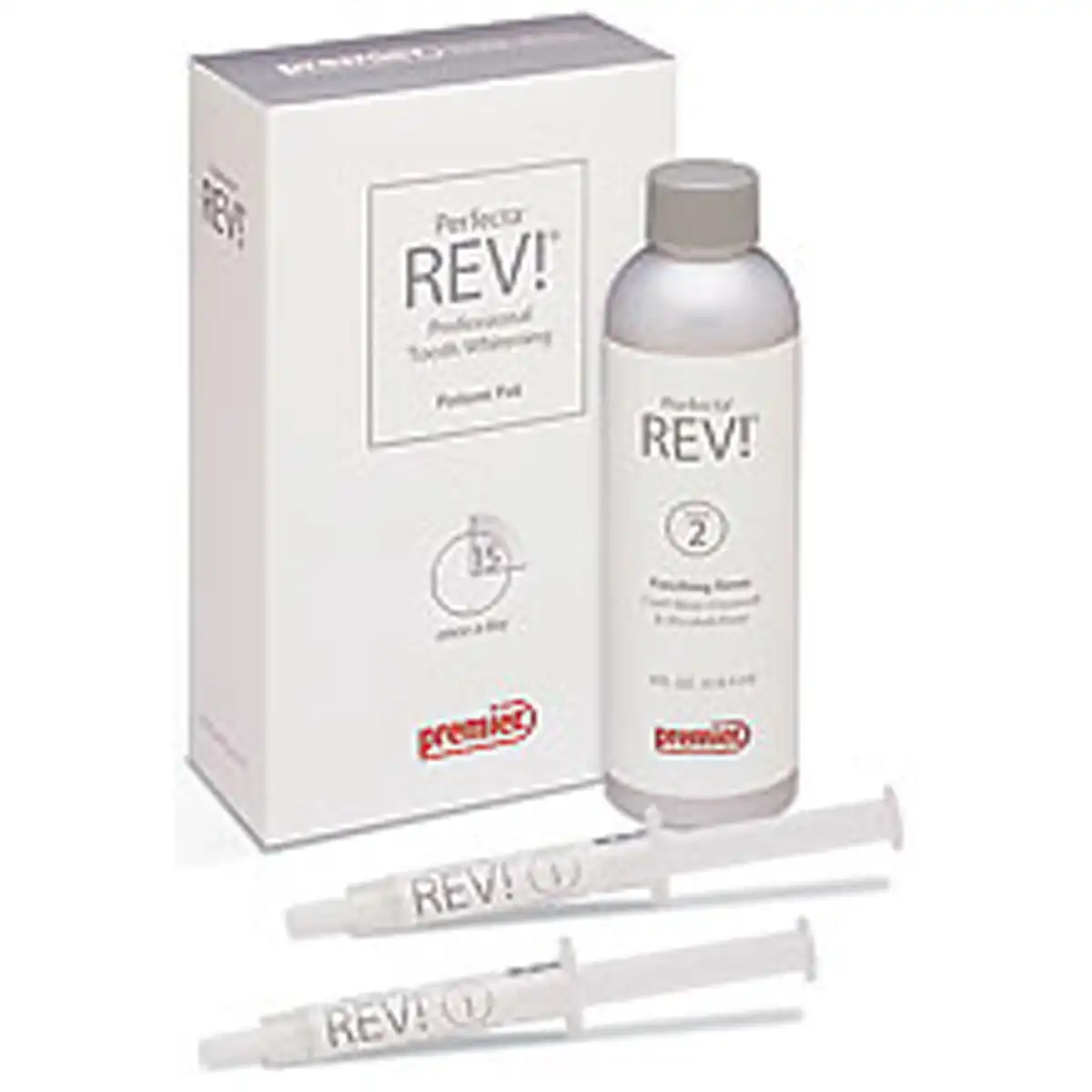 Perfecta REV! Take-Home Tooth Whitening Patient Pak, 14% Hydrogen Peroxide, 2 x 3cc Syringes + 4oz Finishing Rinse, 4000142 thumbnail 2