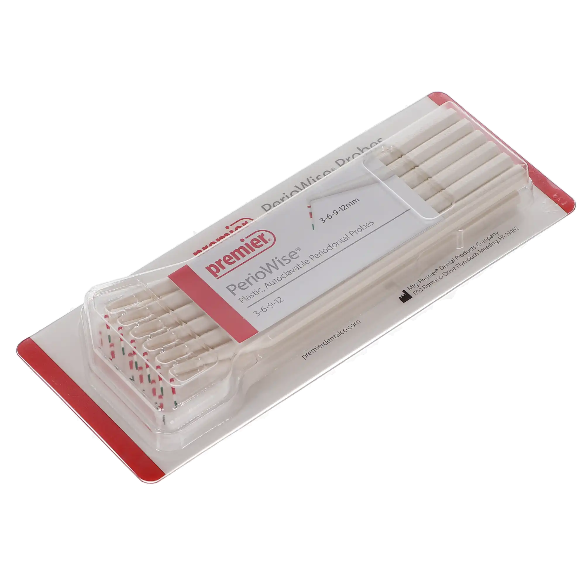 PerioWise Periodontal Probes, 3-6-9-12 mm, Single End, Color-Coded, 12/Pk, 9006106 thumbnail 5