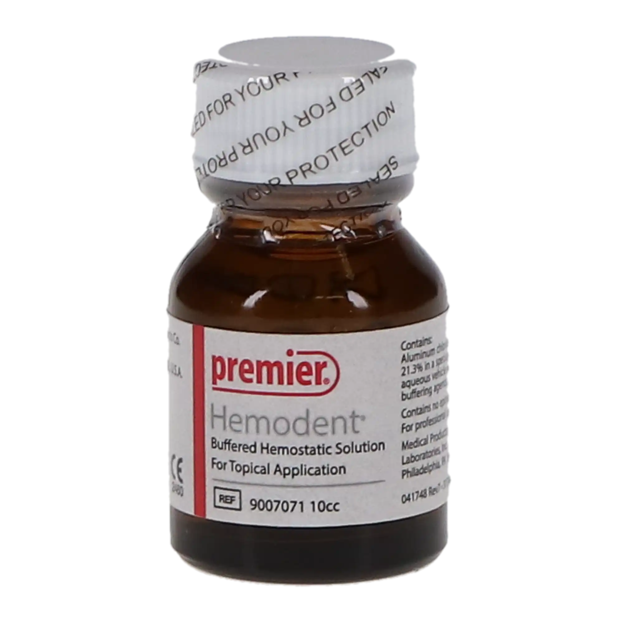 Hemodent Topical Hemostatic Solution, Buffered Aluminum Chloride, Epinephrine-Free, 10 cc Bottle, 9007071 thumbnail 6