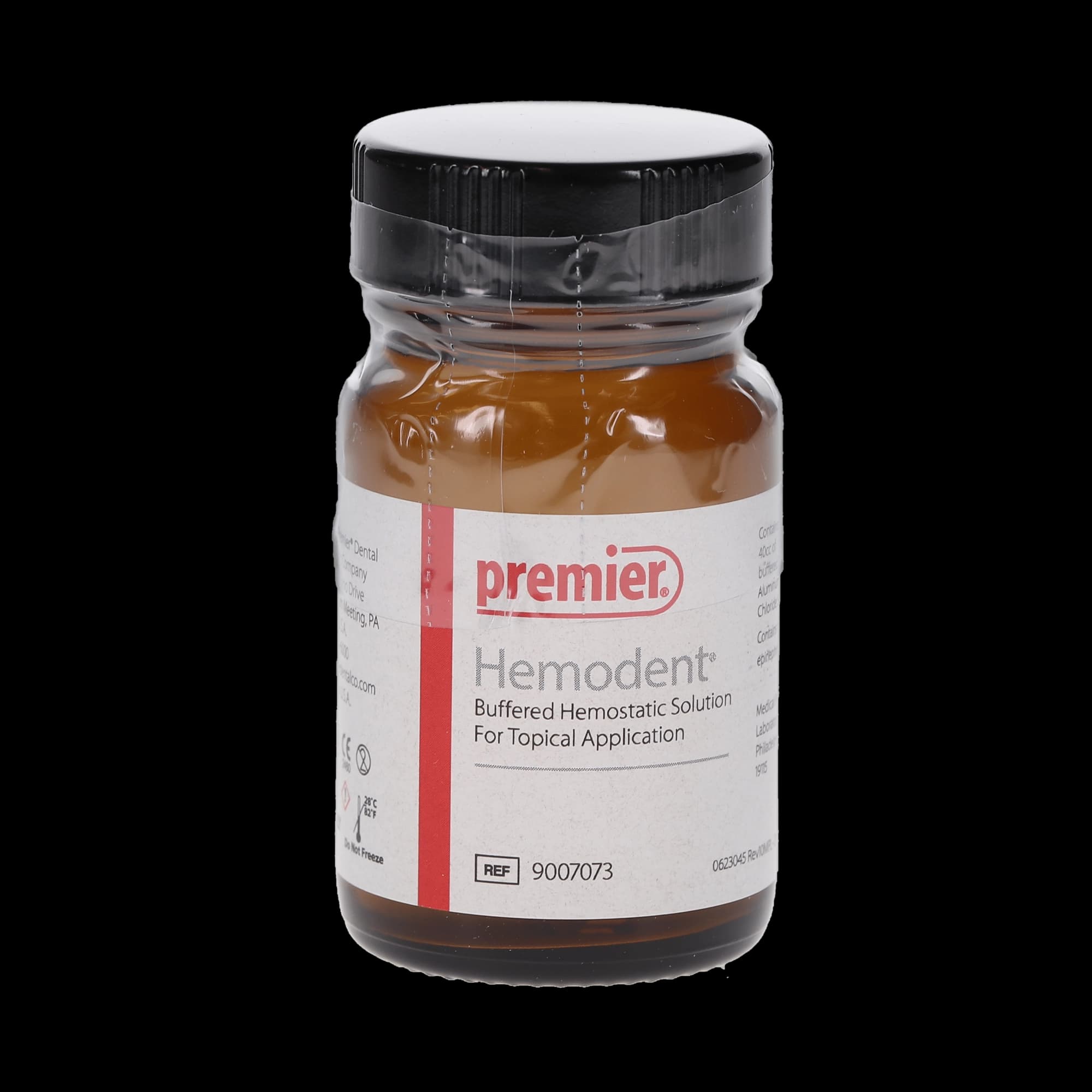 Hemodent Topical Hemostatic Solution, Buffered Aluminum Chloride, Epinephrine-Free, 40 cc Bottle, 9007073 thumbnail 6