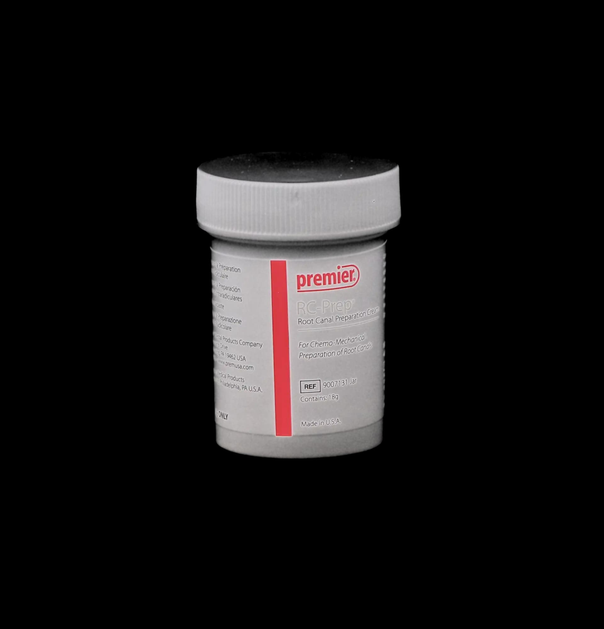Premier RC-Prep Chemo-Mechanical Root Canal Preparation Cream, EDTA/Urea Peroxide/Glycol, 18 g Jar, 1/Pk, 9007131 thumbnail 5