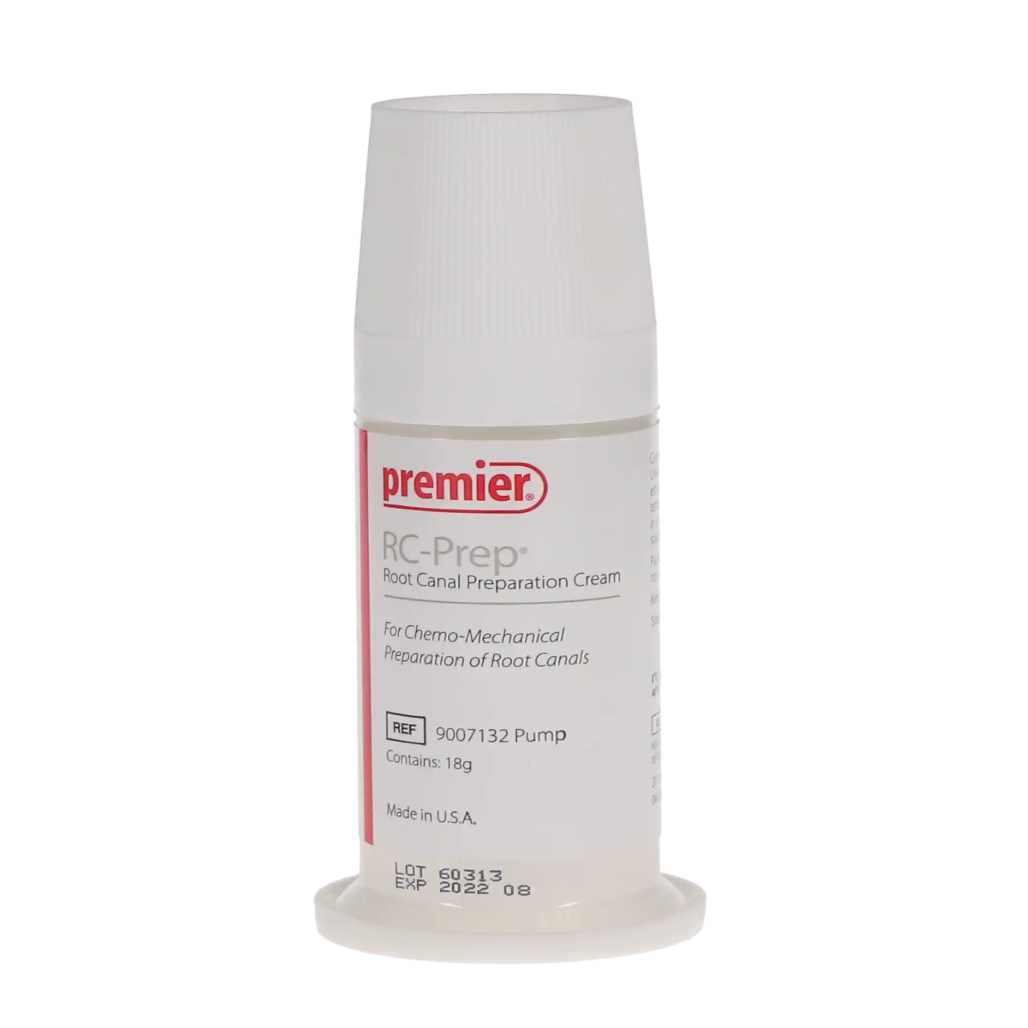RC-Prep Chemo-Mechanical Root Canal Preparation Cream, 18 g Pump, 9007132 thumbnail 12