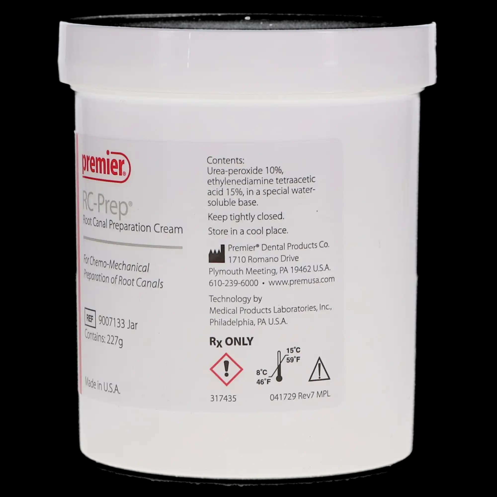 RC-Prep Chemo-Mechanical Root Canal Preparation, 227 g Jar, 9007133 thumbnail 4