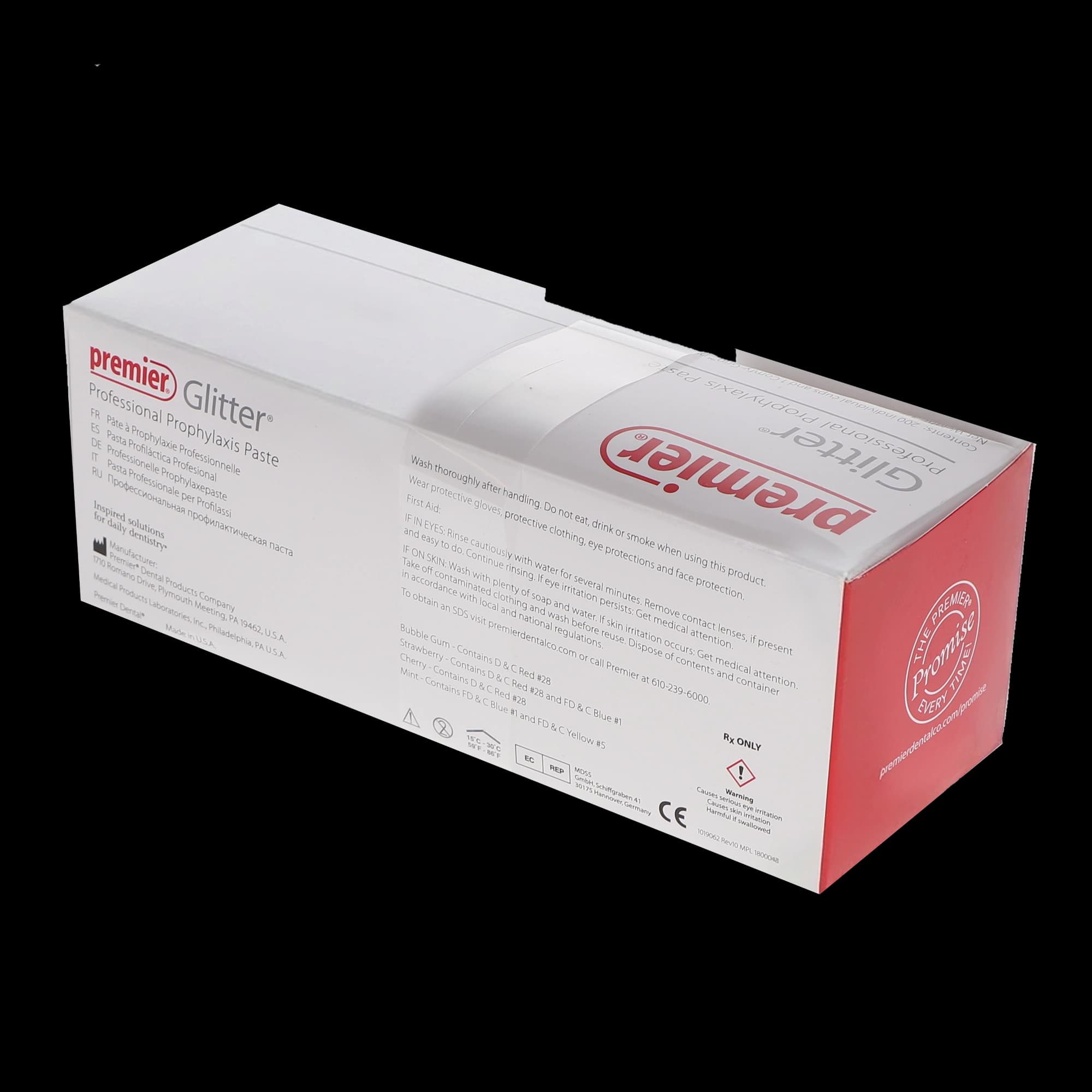 Glitter Prophy Paste, Fine Grit, Mint, With Fluoride, Unit Dose Cups, 200/Box, 9007400 thumbnail 12
