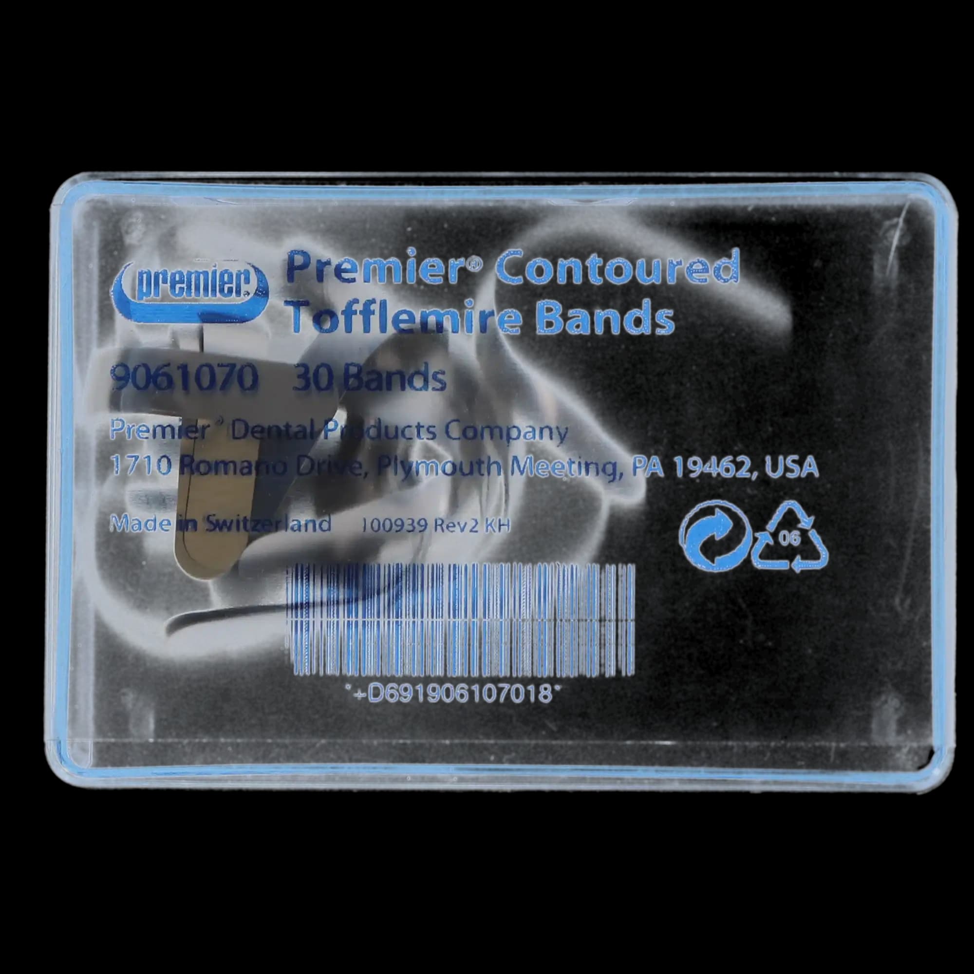 Premier Pre-Contoured Metal Matrix Bands, 0.035 mm, 30/Pk, 9061070 thumbnail 9