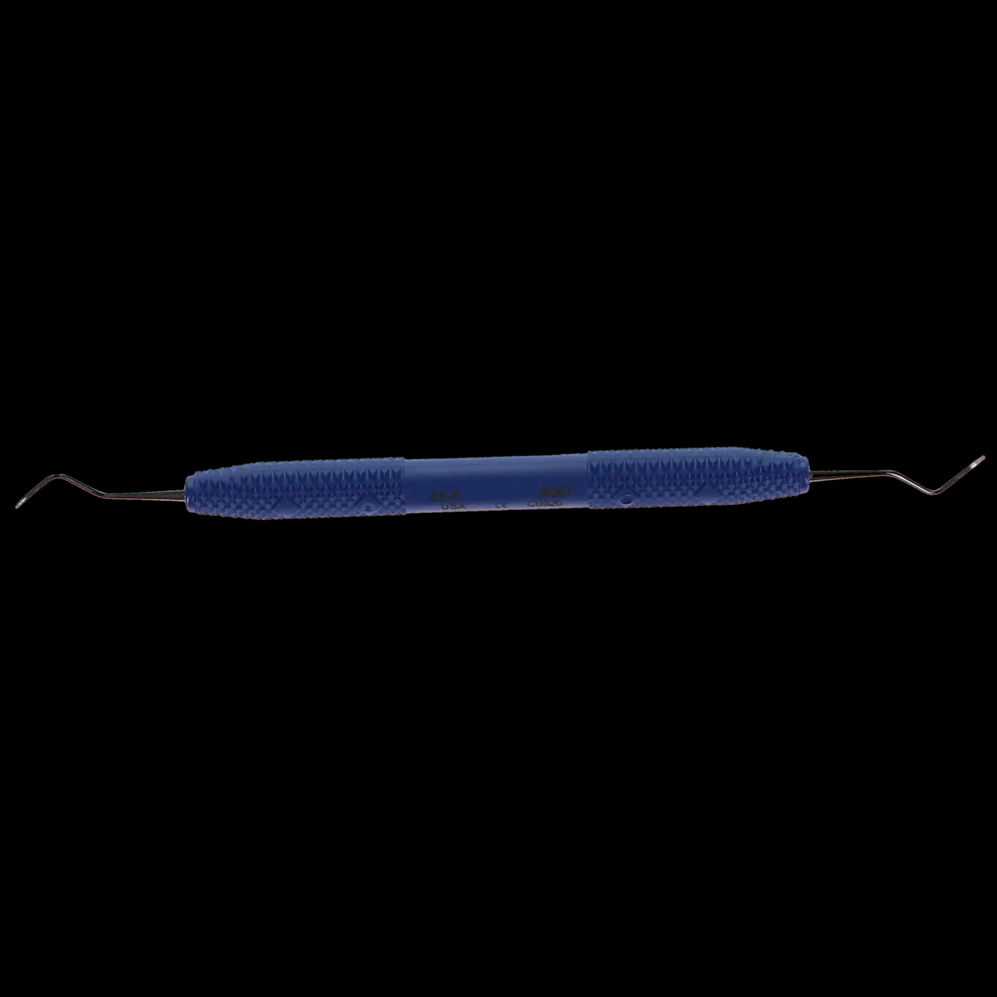 PDT Cruise Line Barnhart 5/6 Double-Ended Universal Curette, Nautical Blue Resin Handle, 6½", R061 thumbnail 6