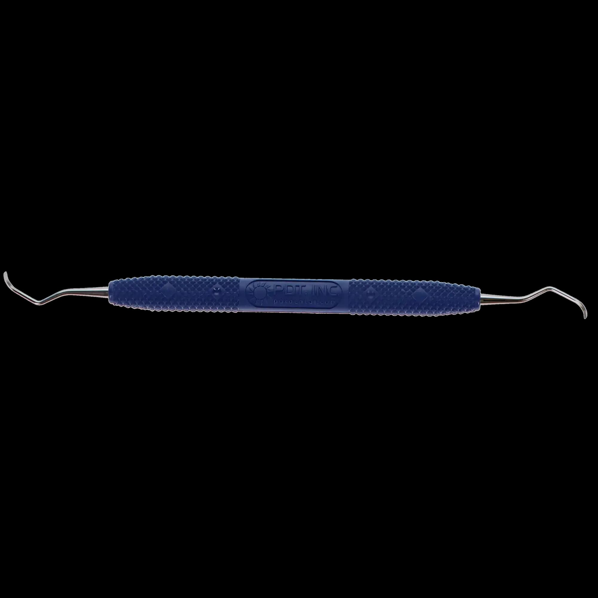 PDT Cruise Columbia 4L/4R Universal Curette, Double-Ended, Nautical Blue Resin Handle, 6.5", R067 thumbnail 6
