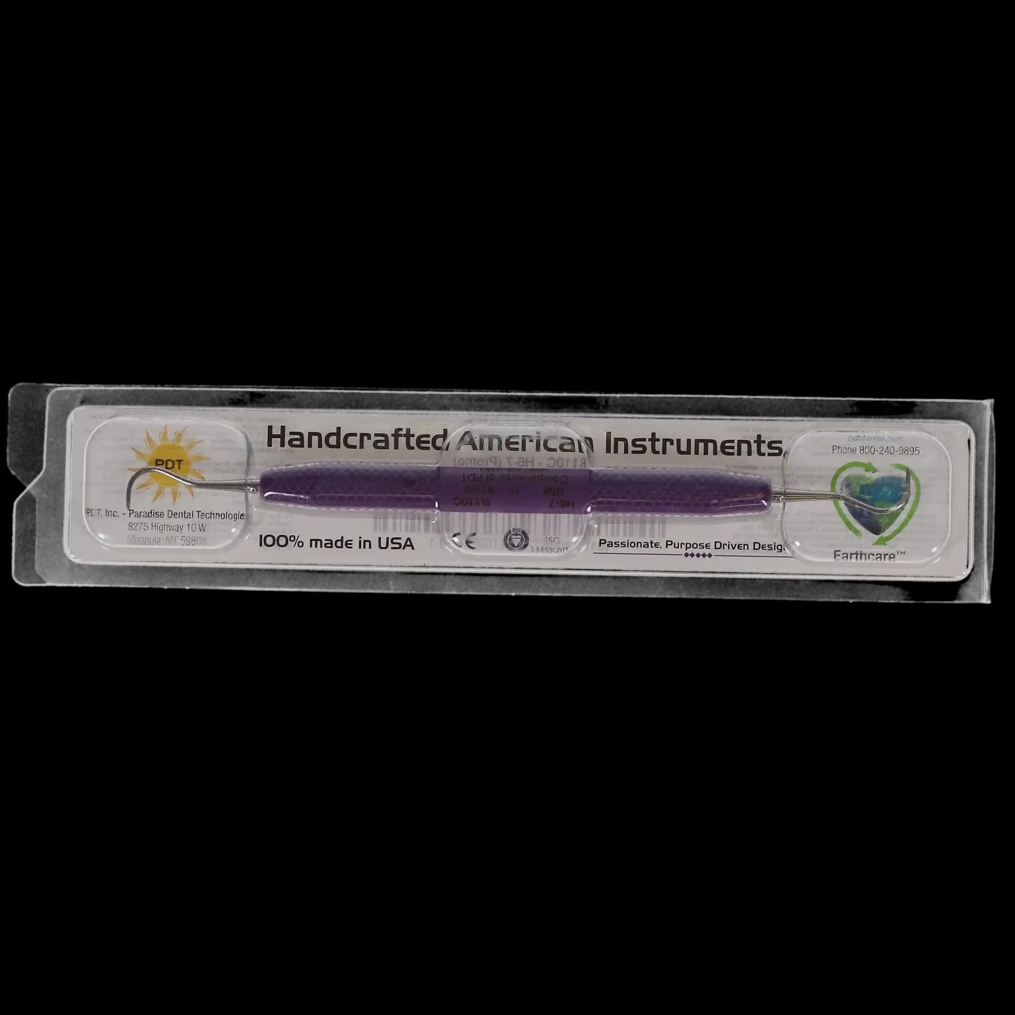 PDT Cruise H6/7 Double-Ended Sickle Scaler, Anterior, Passionate Purple Resin Handle, R110 thumbnail 5