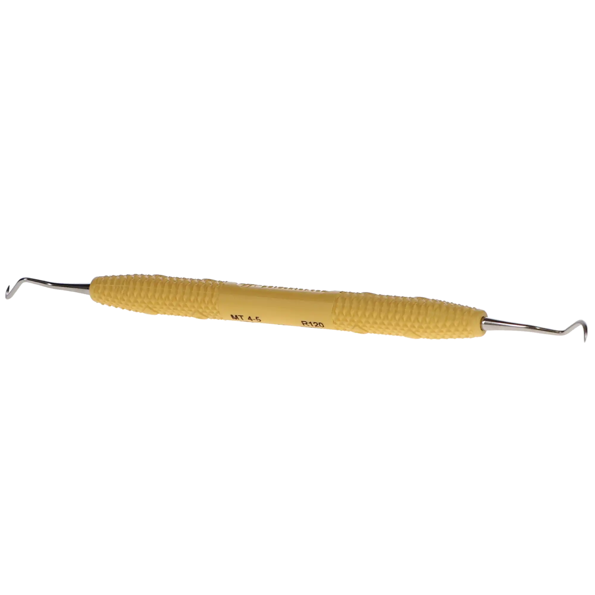 PDT Cruise Montana 4-5 Long Shank Sickle Scaler, Double-Ended, Yellow Handle, R120 thumbnail 2