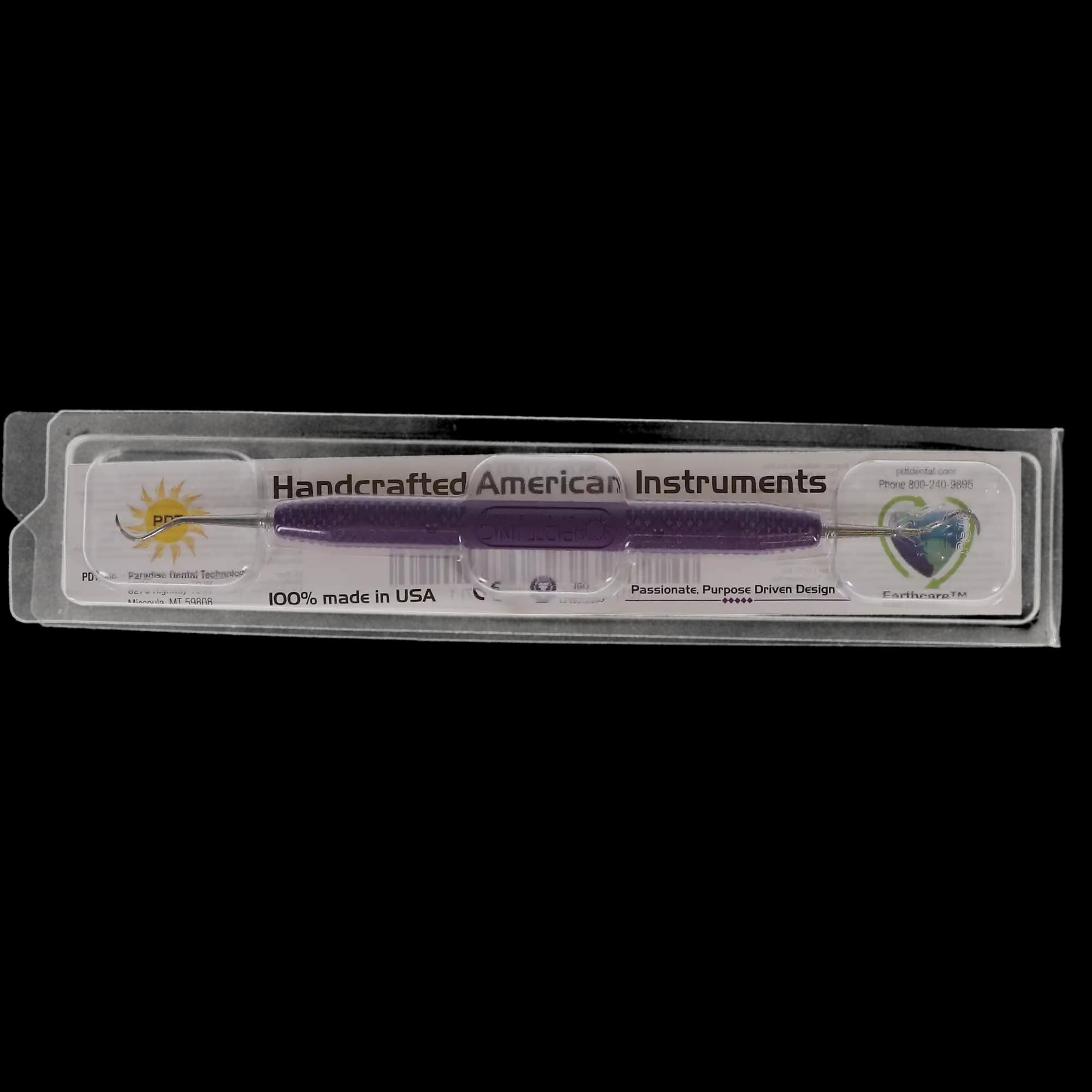 PDT Jack B. Nimble Scaler Slim, Double-Ended, Anterior, Purple, R130S thumbnail 5