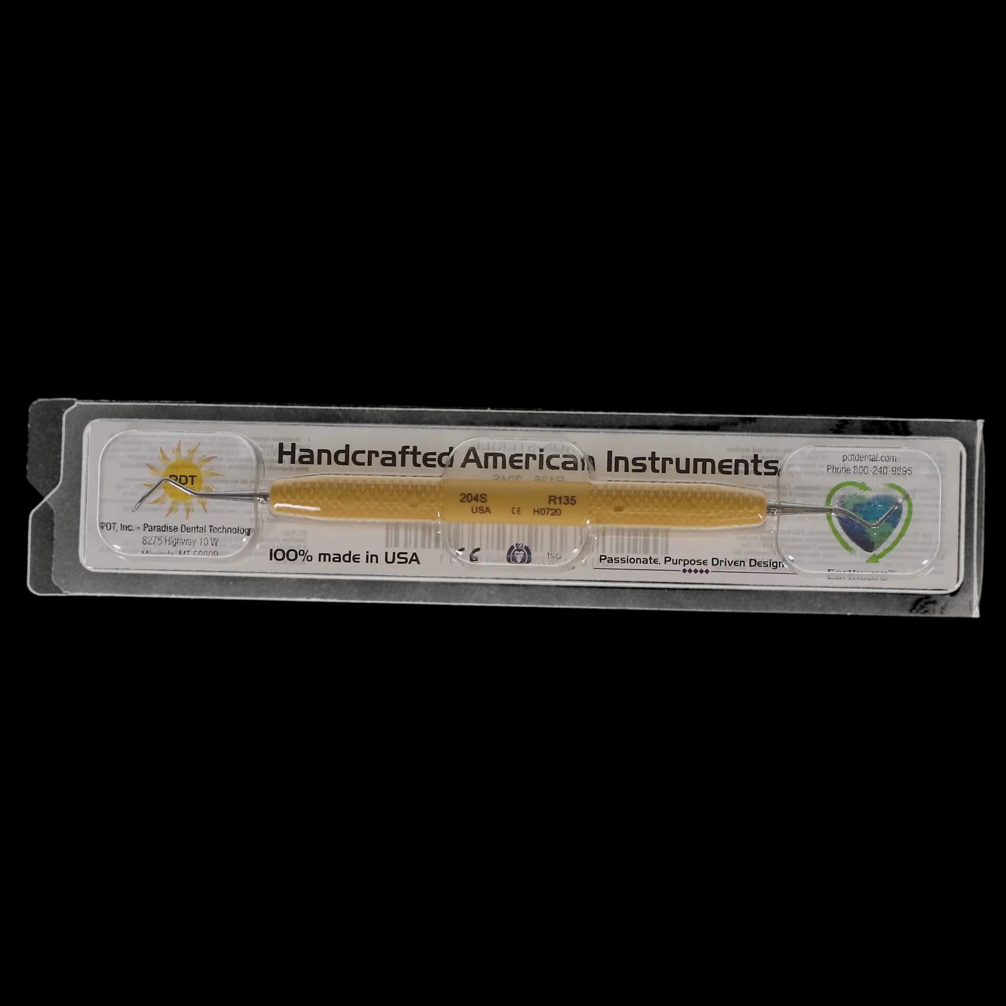 PDT Cruise Line 204S Posterior Sickle Scaler, Double-Ended, Sunshine Yellow Resin Handle, R135 thumbnail 5