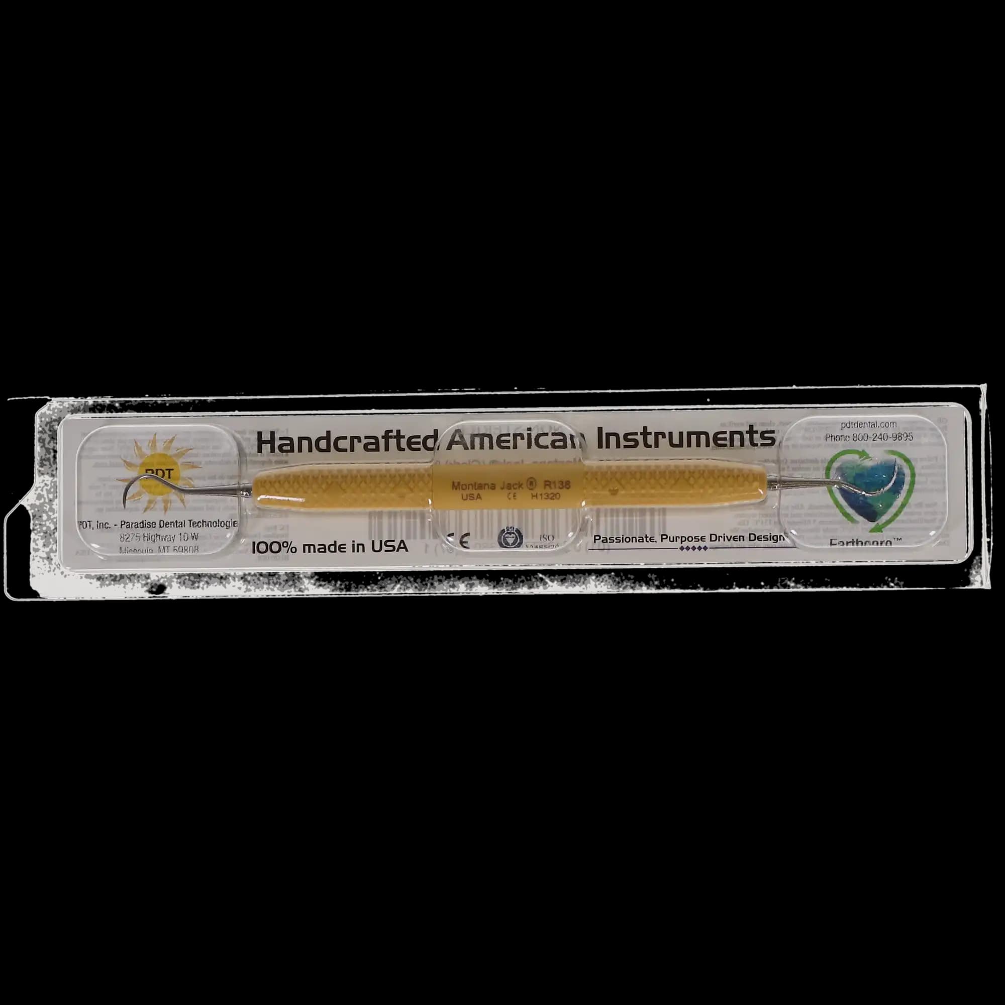 PDT Cruise Line Montana Jack Sickle Scaler, Double-Ended, Sunshine Yellow, R138 thumbnail 5