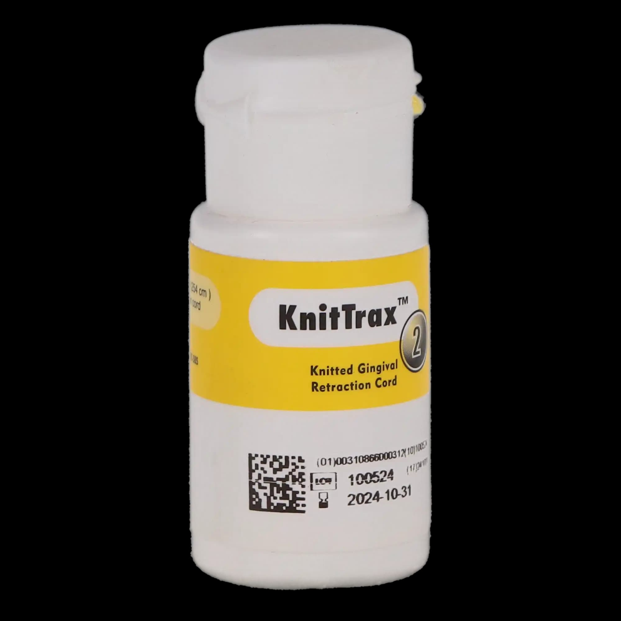 KnitTrax Plain Knitted Gingival Retraction Cord, Size #2 (Thick), 100" per Pack, 07-585 thumbnail 2
