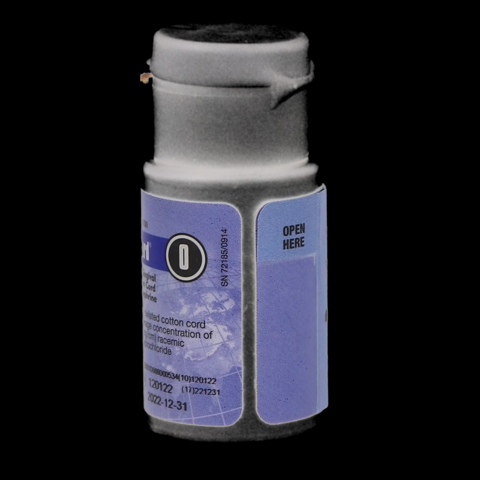 Racord Twisted Retraction Cord with Epinephrine, Size #8/#0 (Thin), 72 in. Bottle, 07-700 thumbnail 3