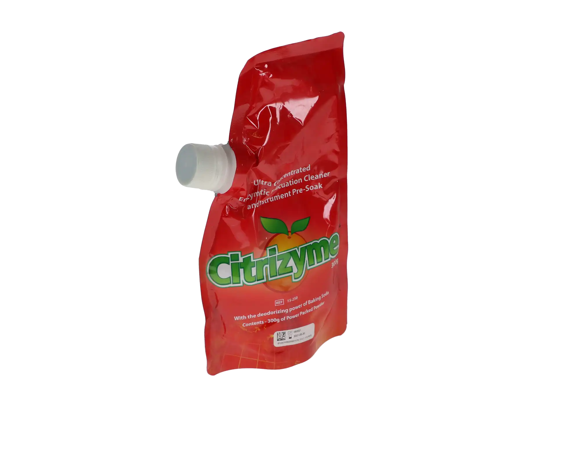 Citrizyme Ultra Concentrated Dual Enzymatic Cleaner Powder, Citrus Scent, 300 g Pouch with EZ Pour Spout, 140 Treatments, 15-250 thumbnail 3