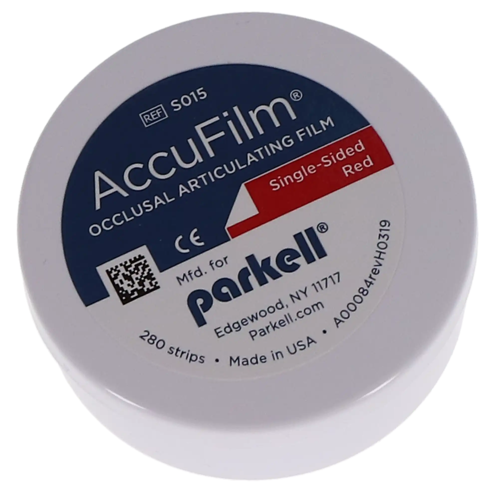 AccuFilm I Single-Sided Articulating Film, Pre-Cut Strips, Red, 21 Microns, 3-1/2" x 7/8", 280/Pk, S015 thumbnail 4