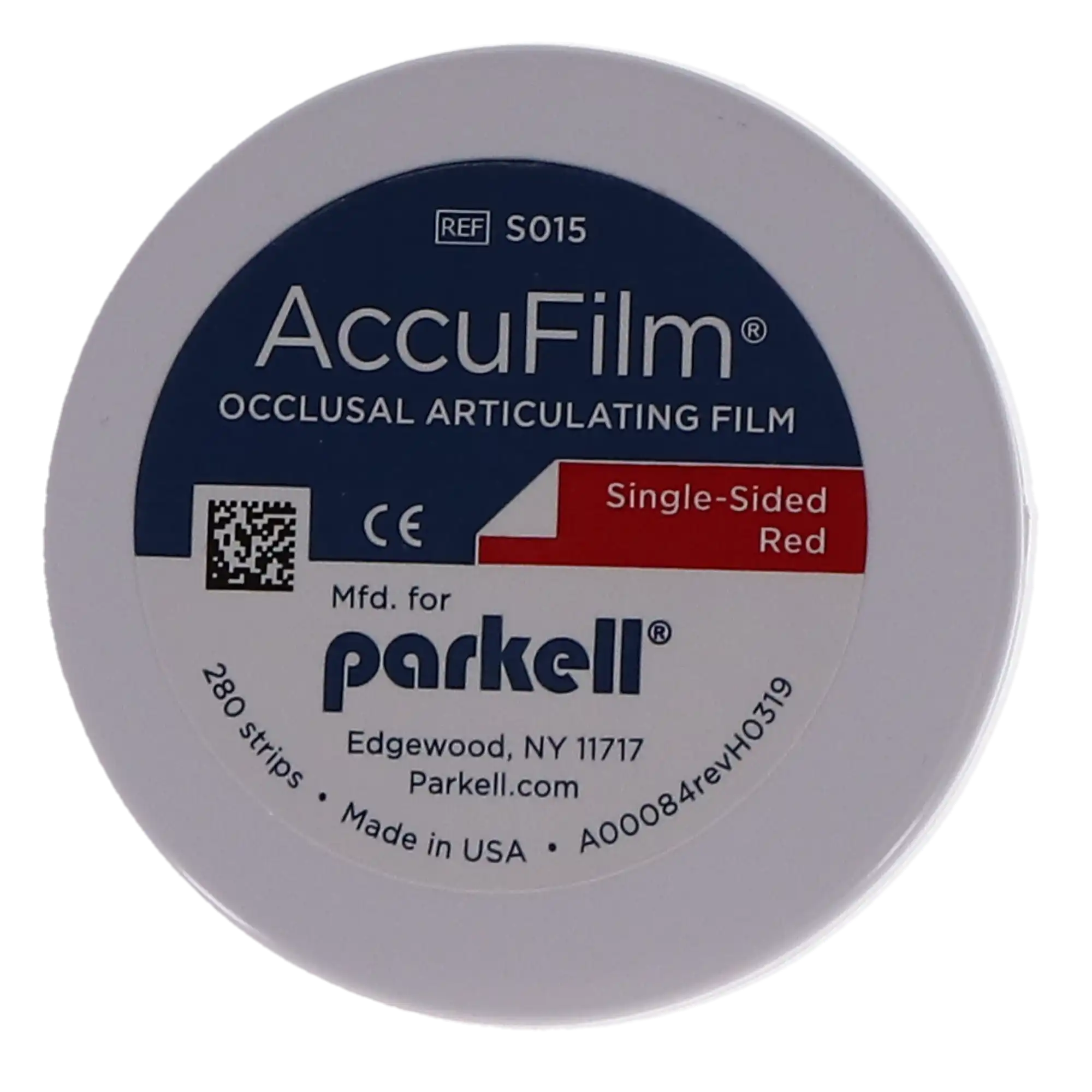 AccuFilm I Single-Sided Articulating Film, Pre-Cut Strips, Red, 21 Microns, 3-1/2" x 7/8", 280/Pk, S015 thumbnail 6