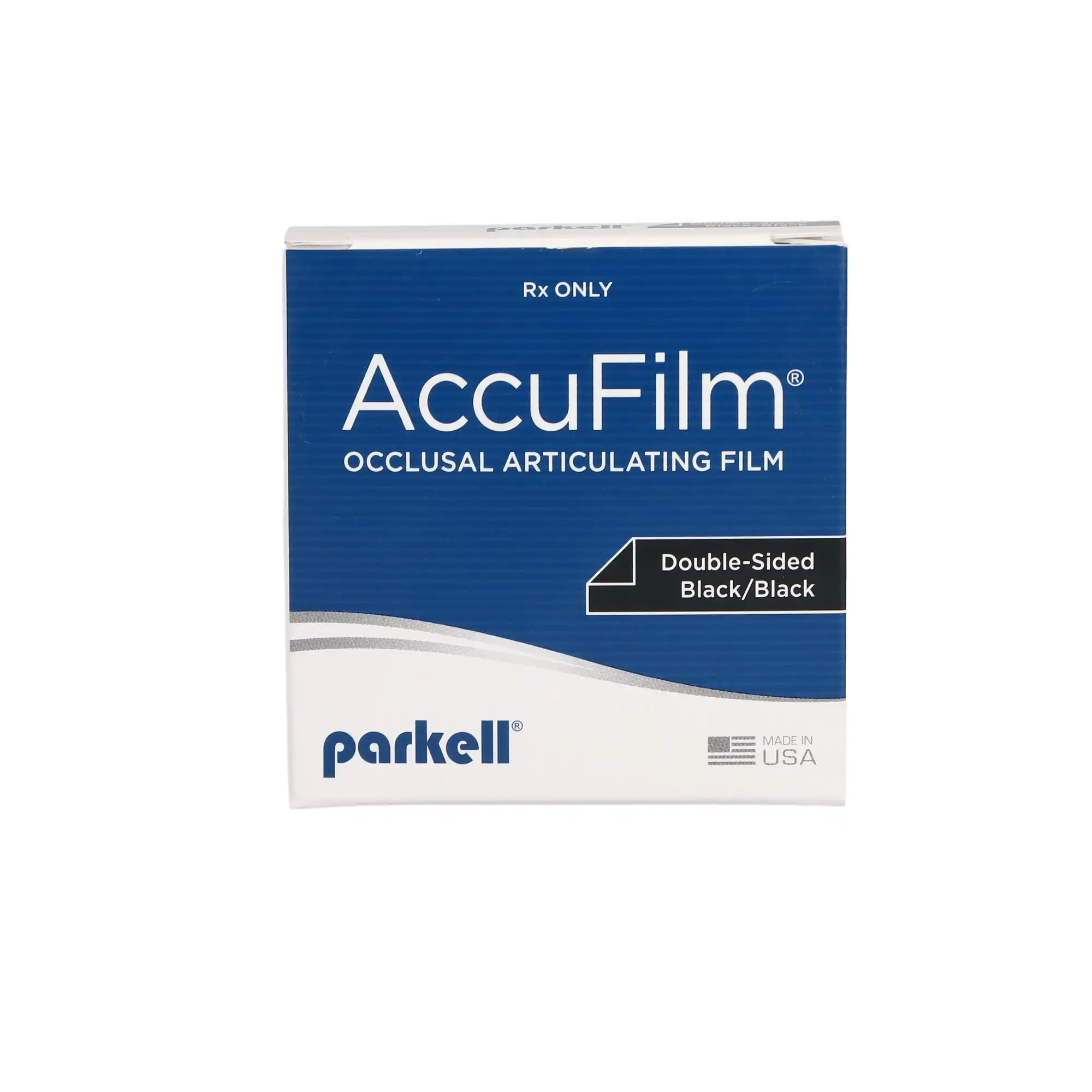 AccuFilm II Double-Sided Articulating Film, Black/Black, Pre-Cut Strips, 3-1/2" x 7/8", 21 Microns, 280/Pkg, S018 thumbnail 3