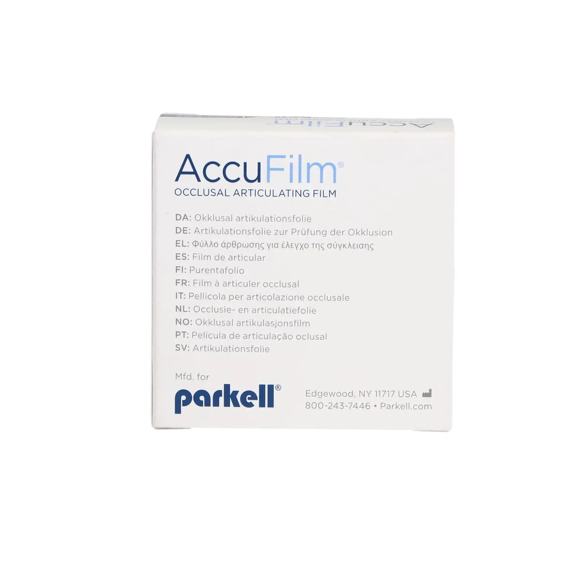 AccuFilm II Double-Sided Articulating Film, Black/Black, Pre-Cut Strips, 3-1/2" x 7/8", 21 Microns, 280/Pkg, S018 thumbnail 4
