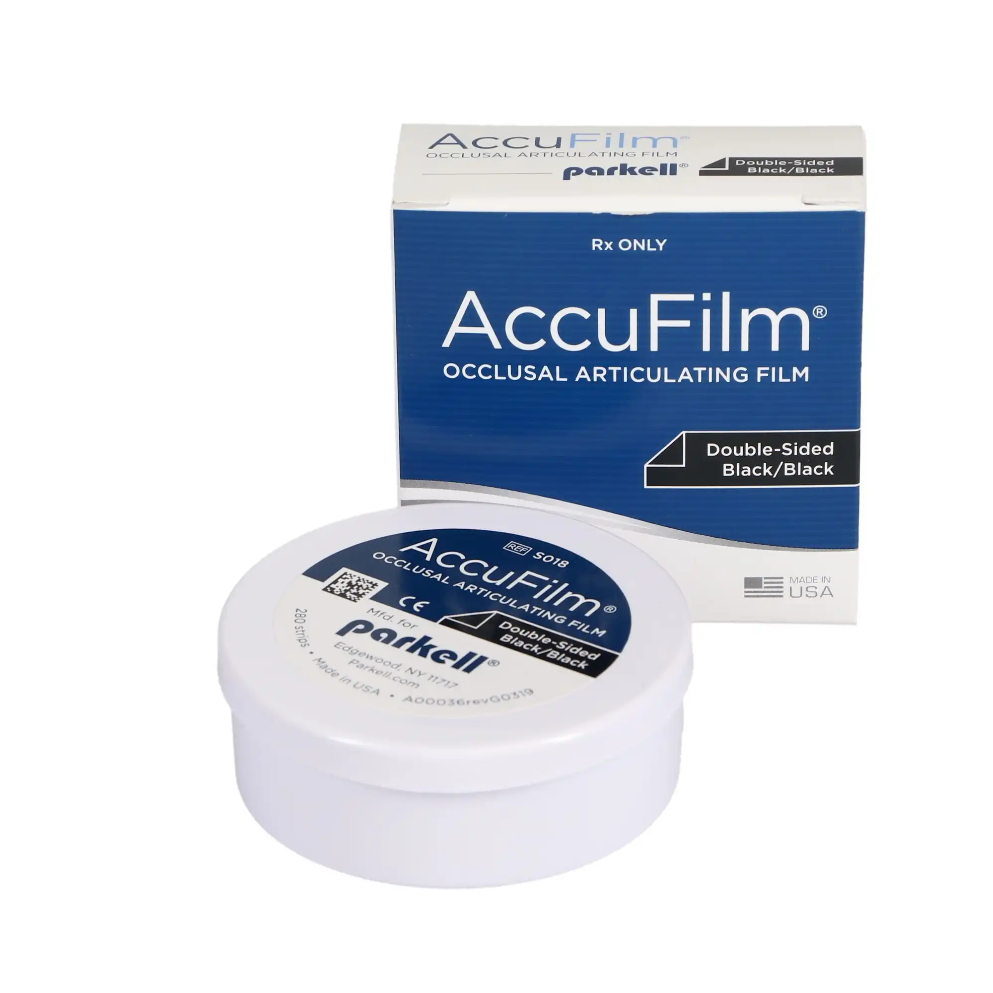 AccuFilm II Double-Sided Articulating Film, Black/Black, Pre-Cut Strips, 3-1/2" x 7/8", 21 Microns, 280/Pkg, S018 thumbnail 5