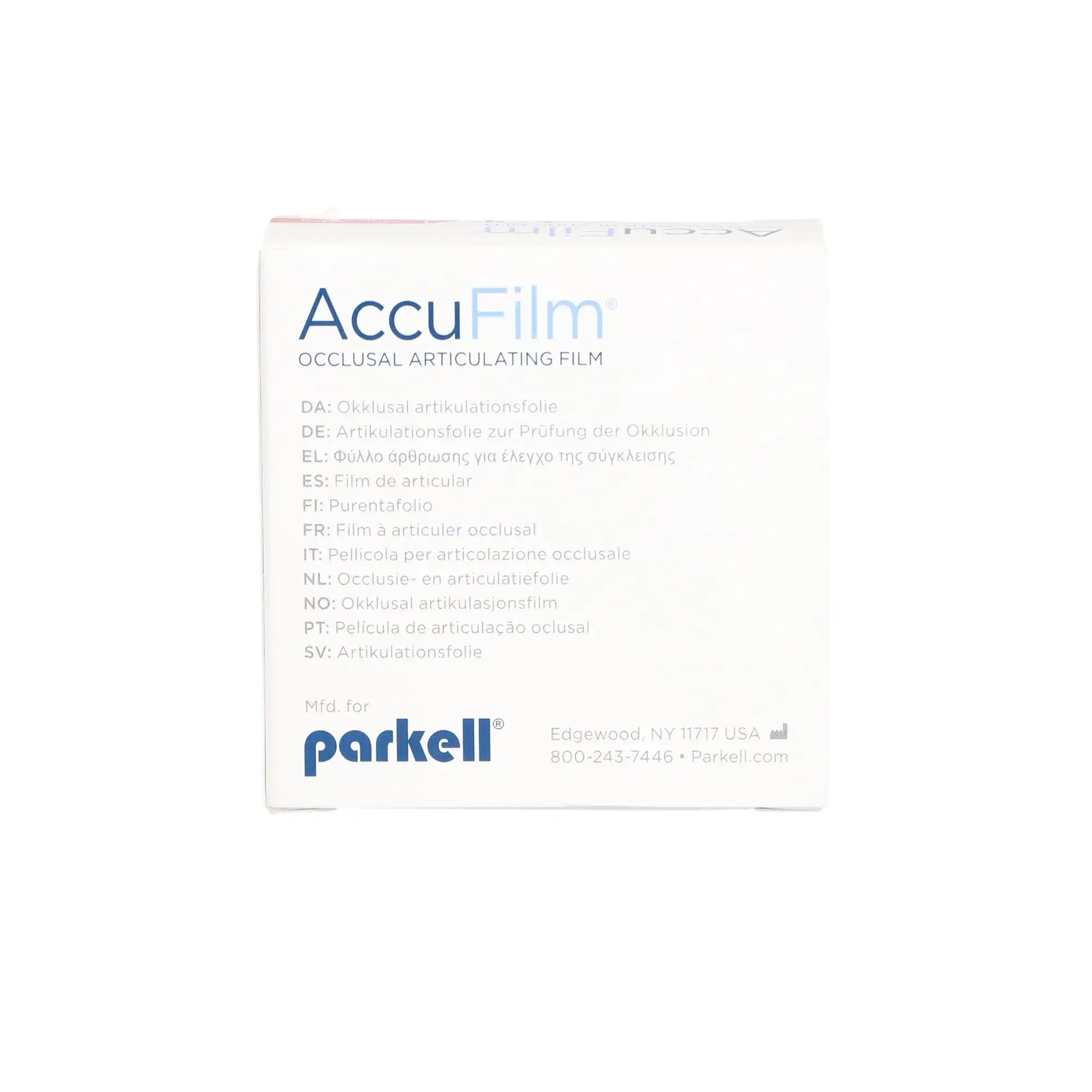 AccuFilm II Double-Sided Articulating Film, Red/Red, Pre-Cut Strips, 3-1/2" x 7/8", 21 Microns, 280/Pkg, S021 thumbnail 4