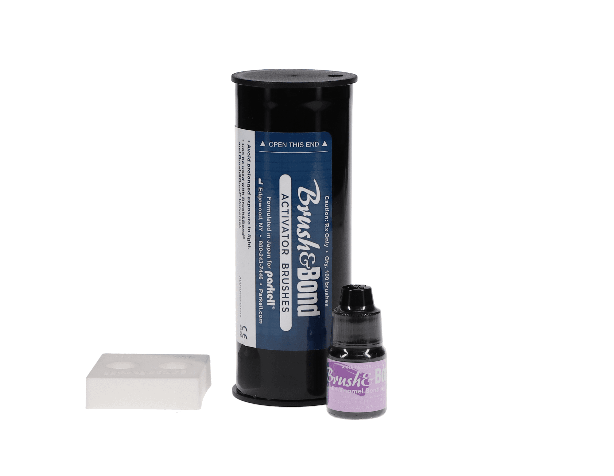 Brush & Bond Self-Etch Dentin/Enamel Composite Bonding Agent Kit, 3 mL Liquid, Mixing Well, 100 Standard Activator Brushes, S284 thumbnail 14