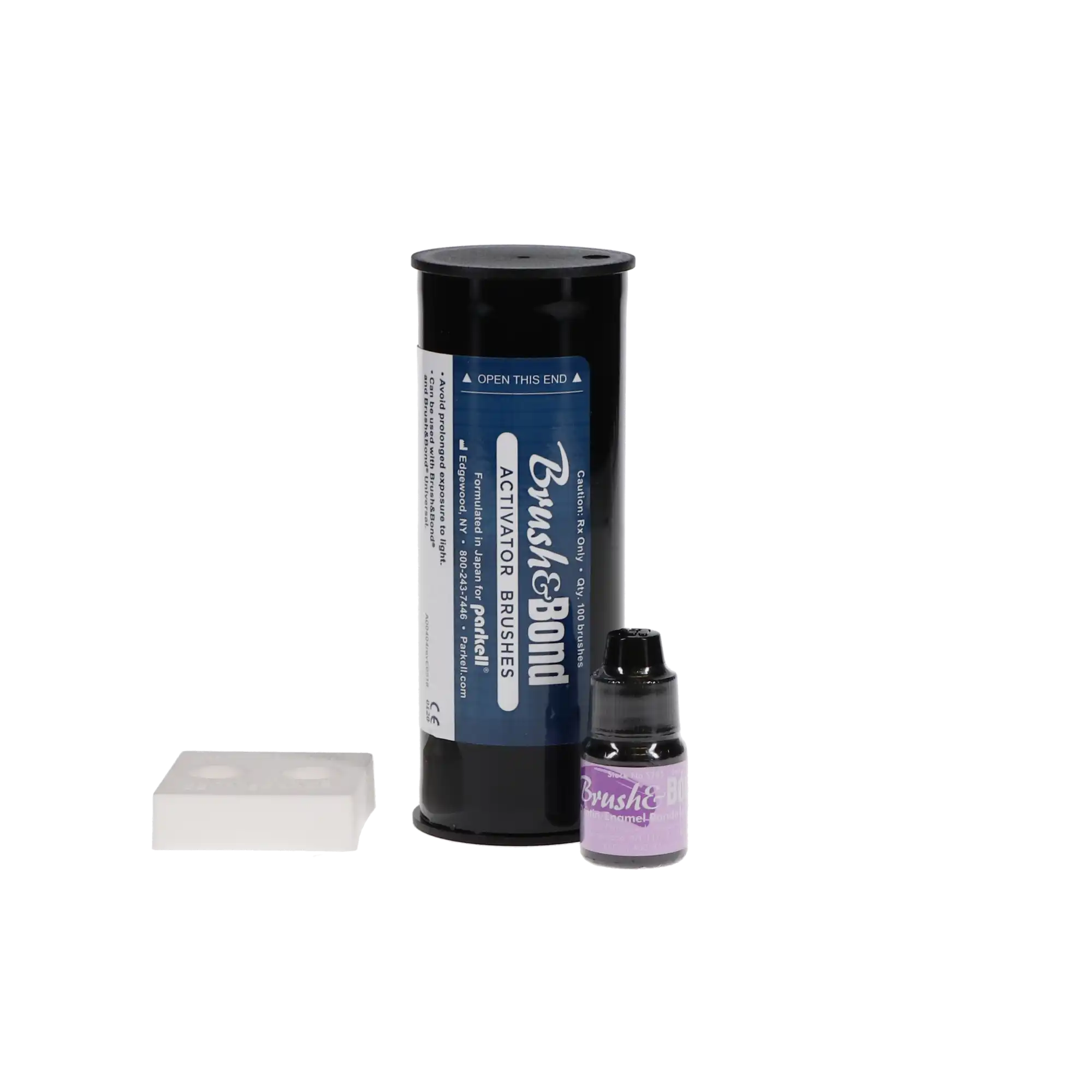 Brush & Bond Self-Etch Dentin/Enamel Composite Bonding Agent Kit, 3 mL Liquid, Mixing Well, 100 Standard Activator Brushes, S284 thumbnail 15