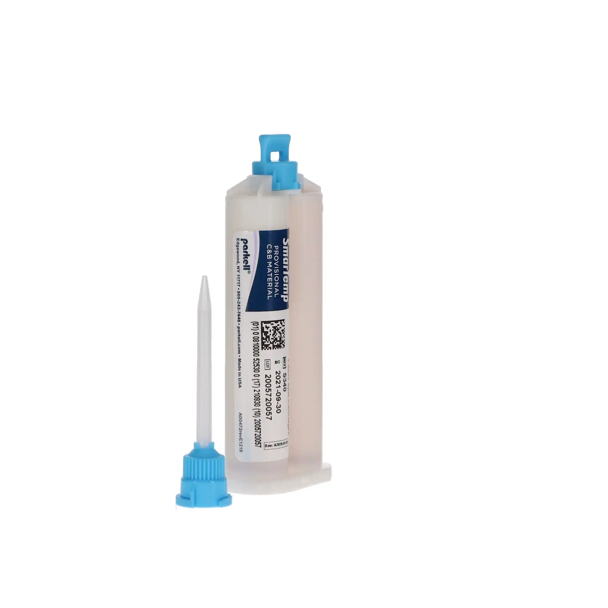 SmarTemp Provisional Crown & Bridge Resin, Light A2, 50 ml Split Cartridge with 10 Mixing Tips, S340 thumbnail 11