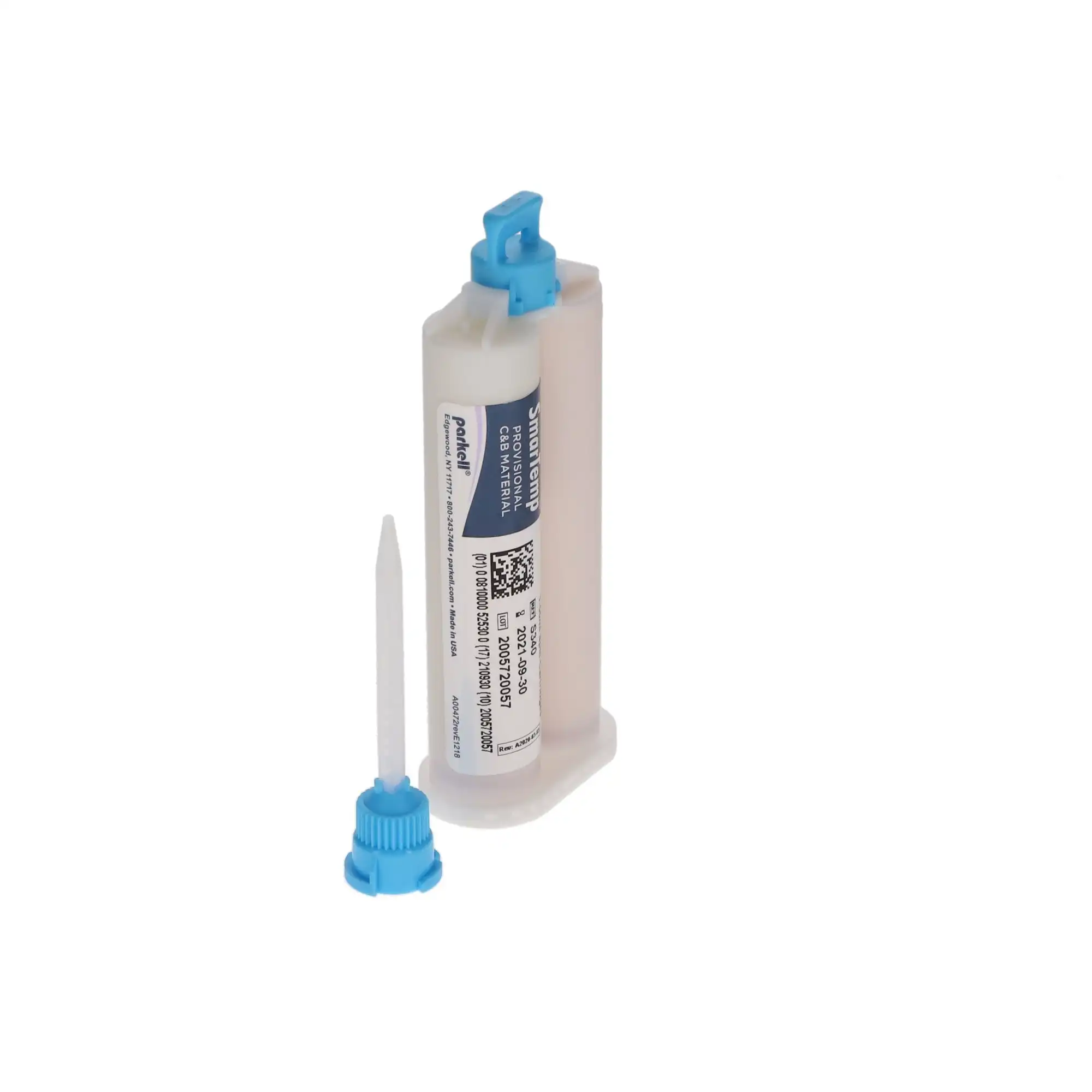 SmarTemp Provisional Crown & Bridge Resin, Light A2, 50 ml Split Cartridge with 10 Mixing Tips, S340 thumbnail 12